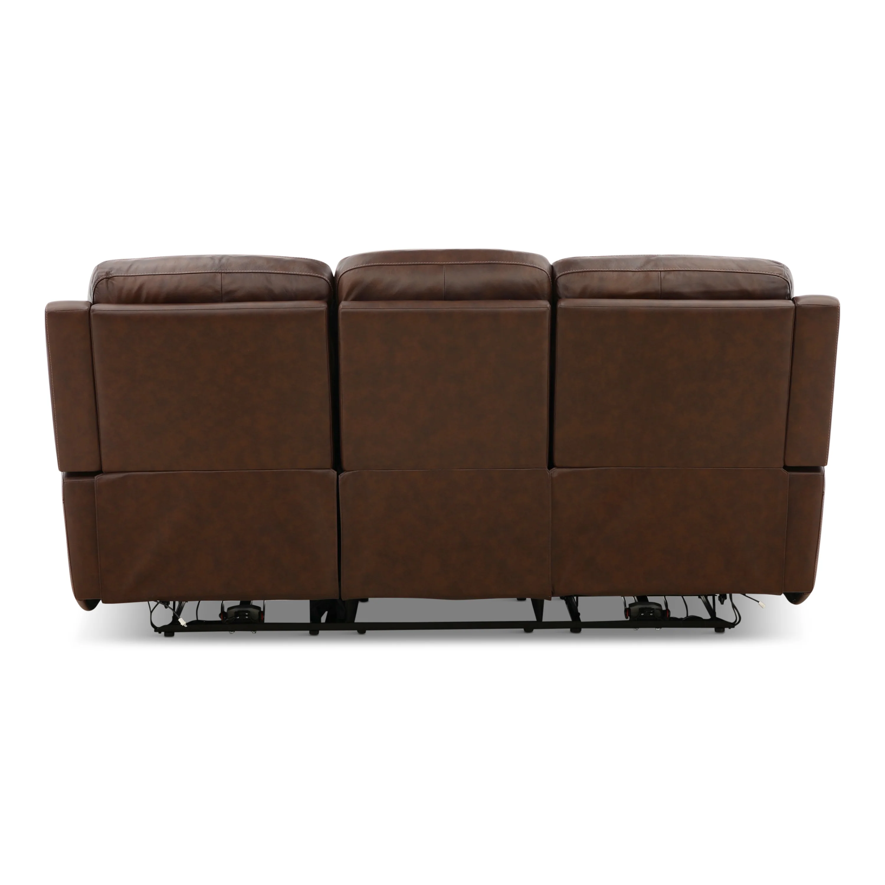 Flexsteel Karson Leather Power Reclining Sofa - Image 12
