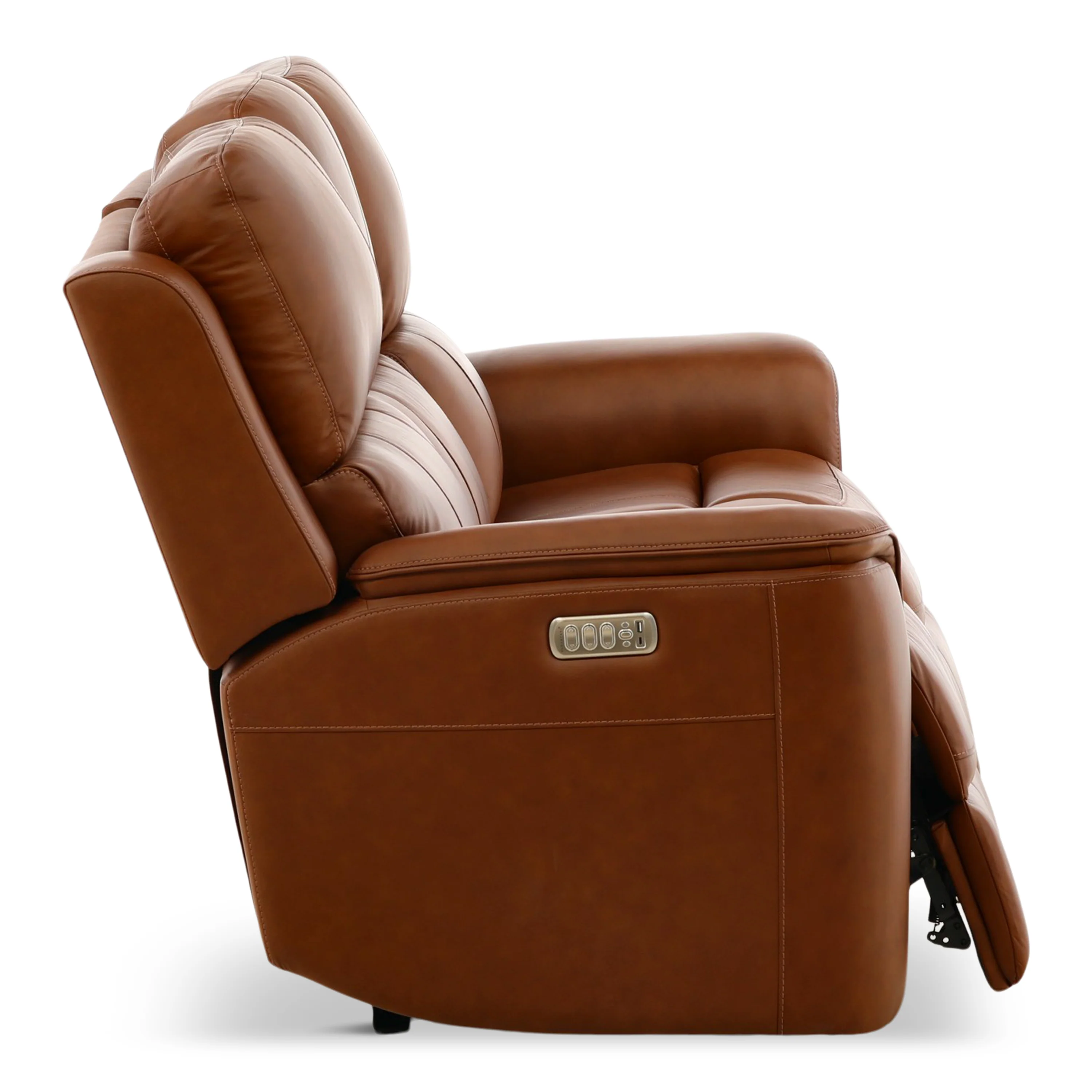 Flexsteel Karson Leather Power Reclining Sofa - Image 17