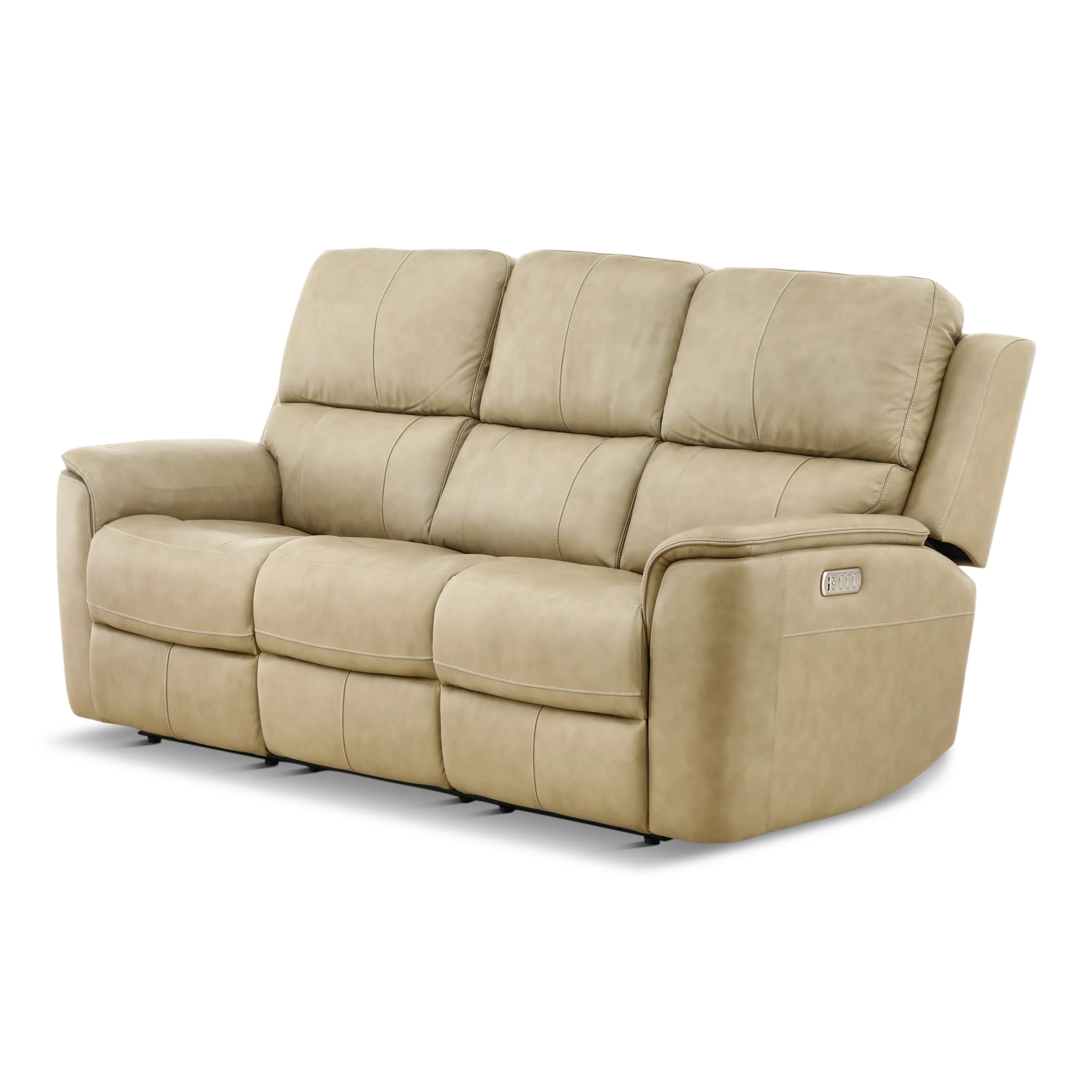 Flexsteel Karson Leather Power Reclining Sofa - Image 31