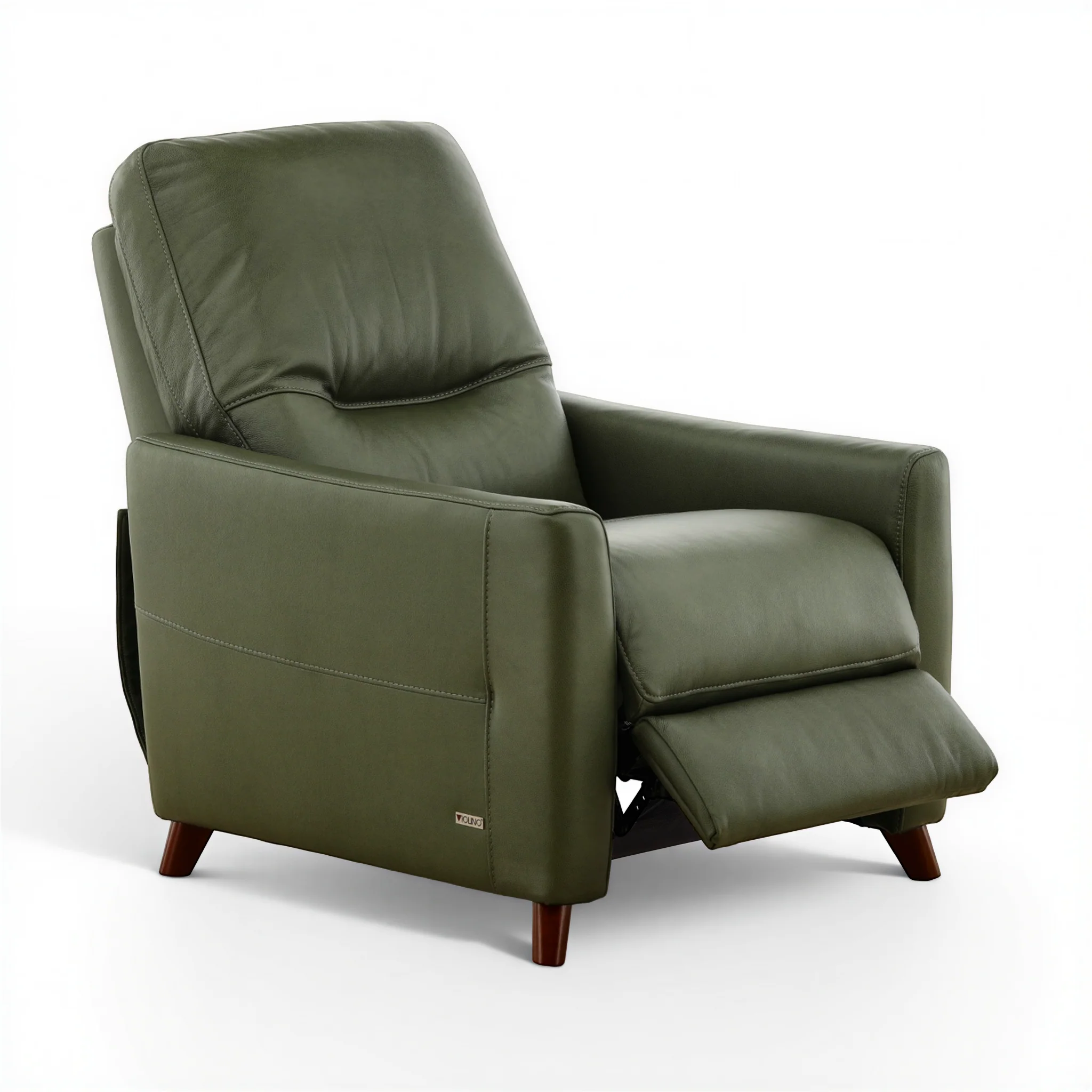 Winthrop Leather Pushback Recliner - Image 5