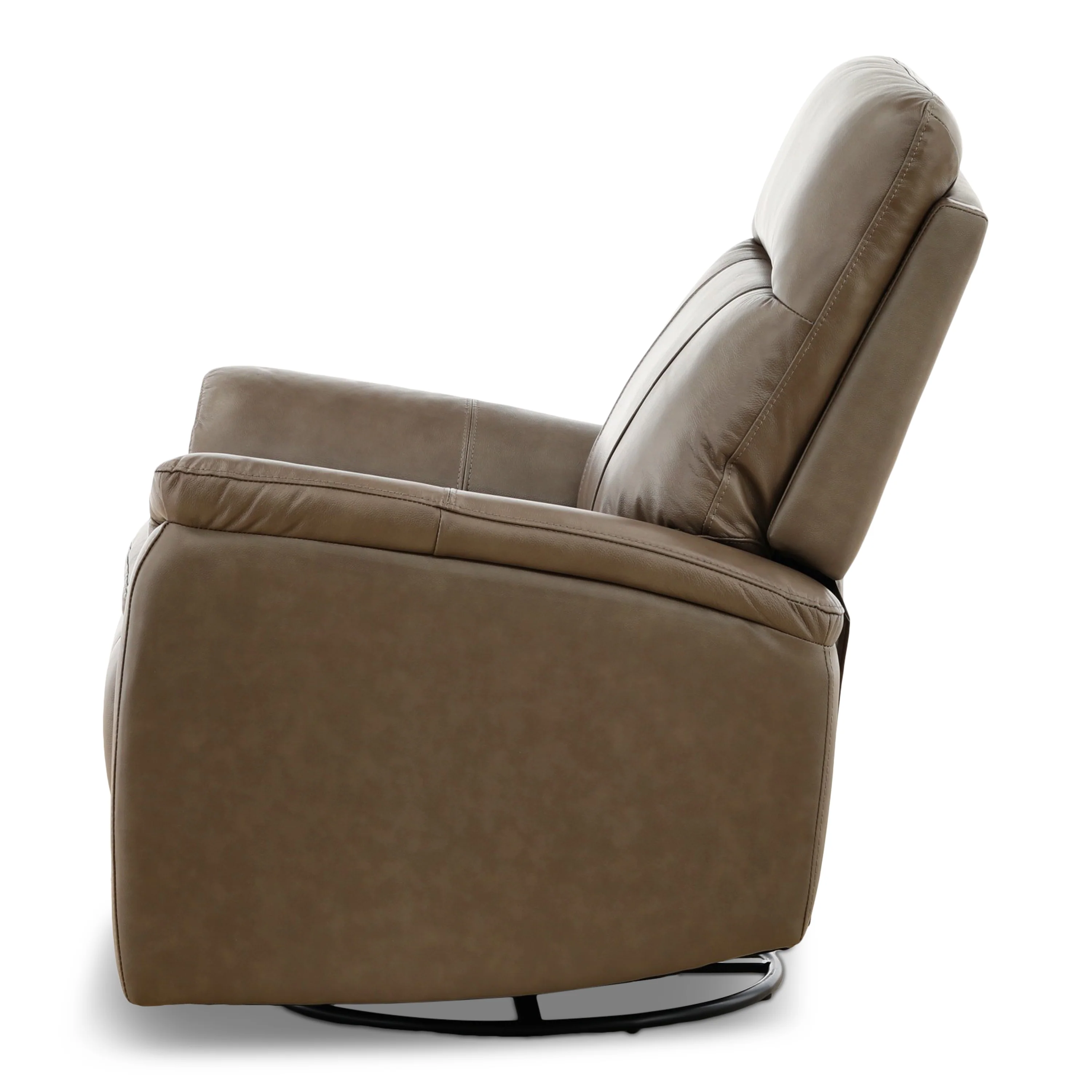 Madrid Leather Swivel Glider Recliner - Image 9