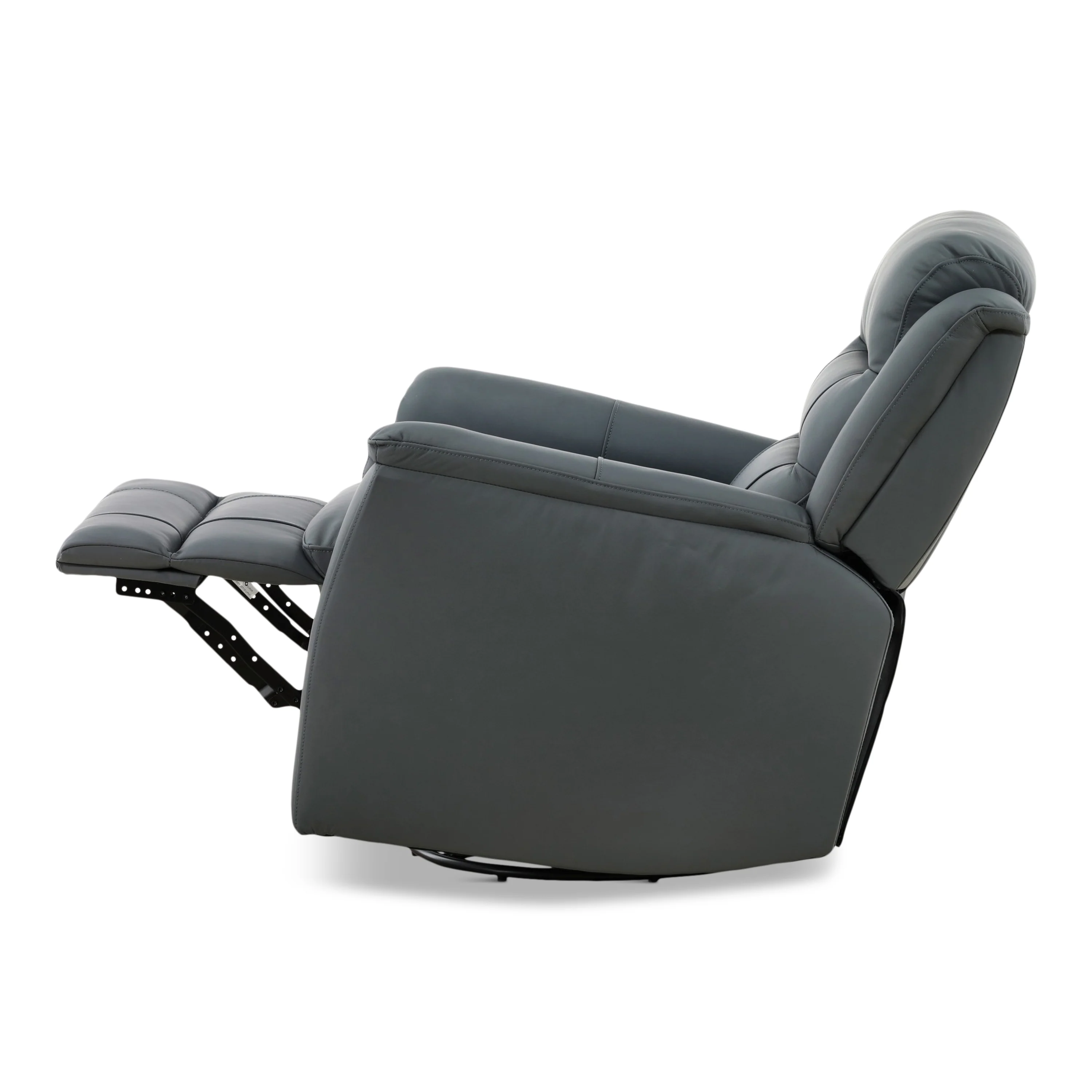 Zane Leather Swivel Glider Recliner - Image 10