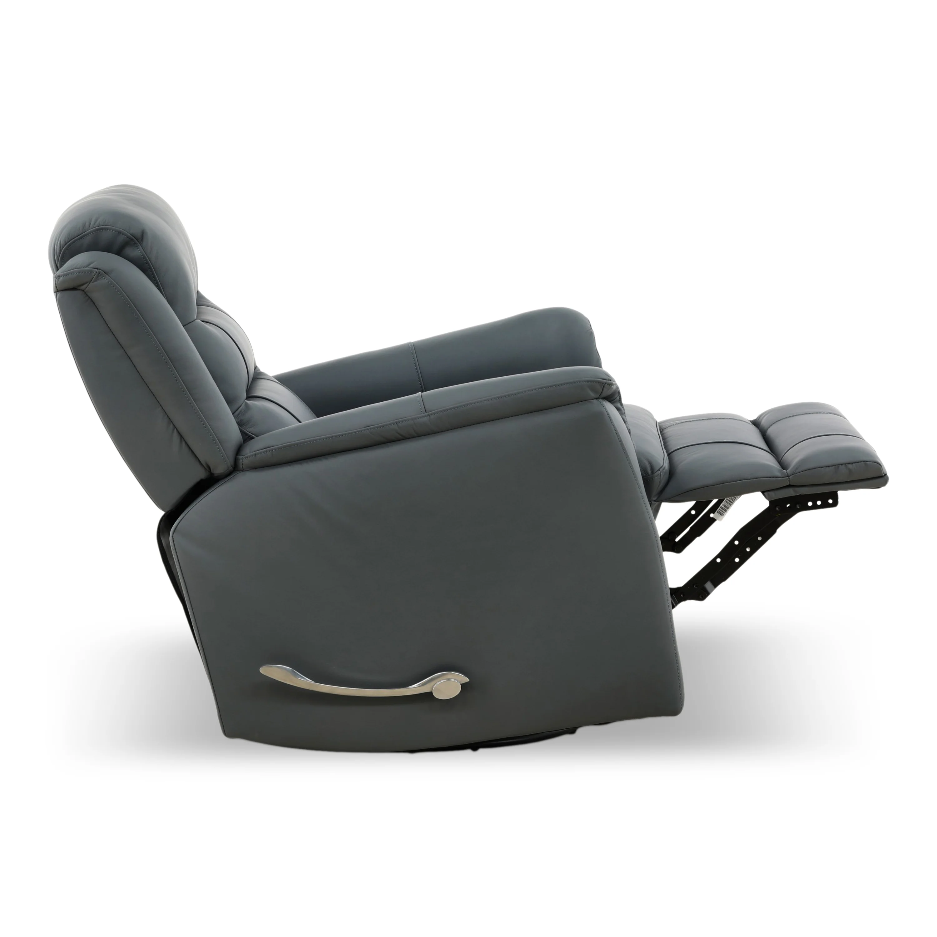 Zane Leather Swivel Glider Recliner - Image 8
