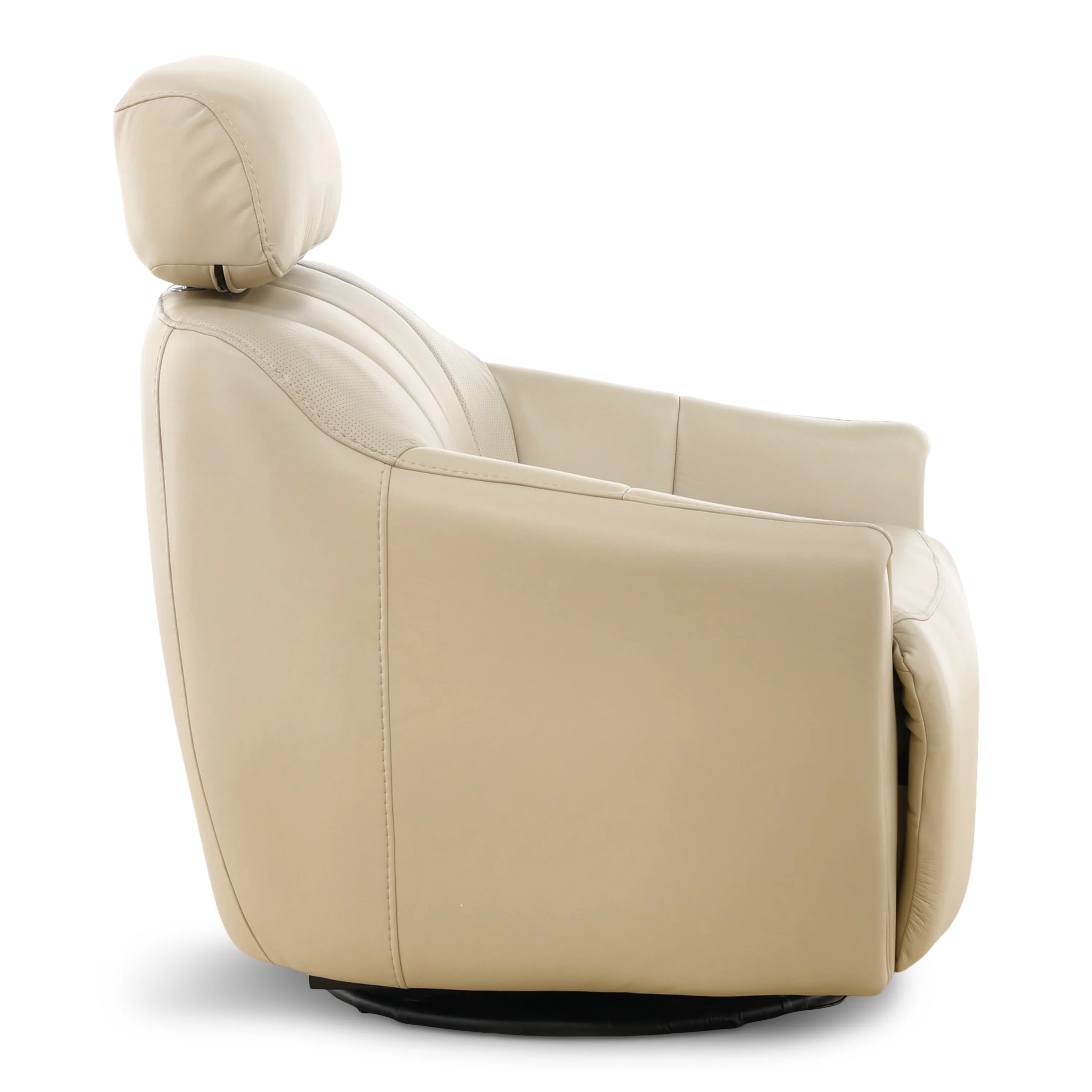 Warren Leather Swivel Power Recliner - Image 11