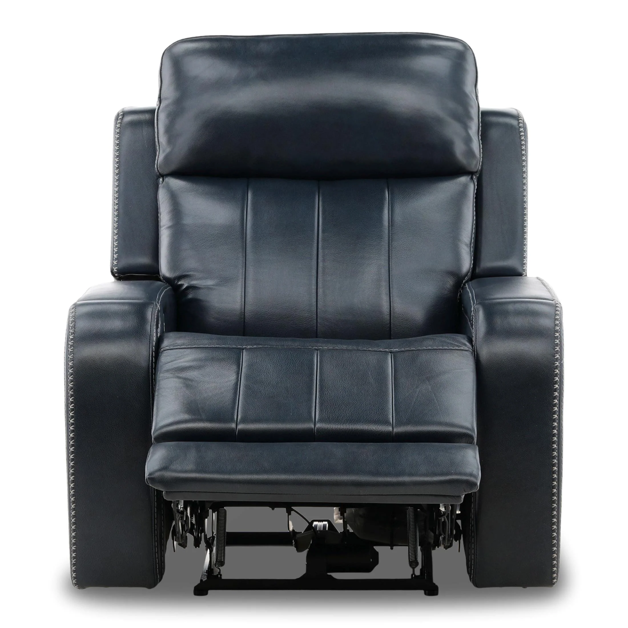 Hampton Leather Home Theater Power Recliner - Image 3