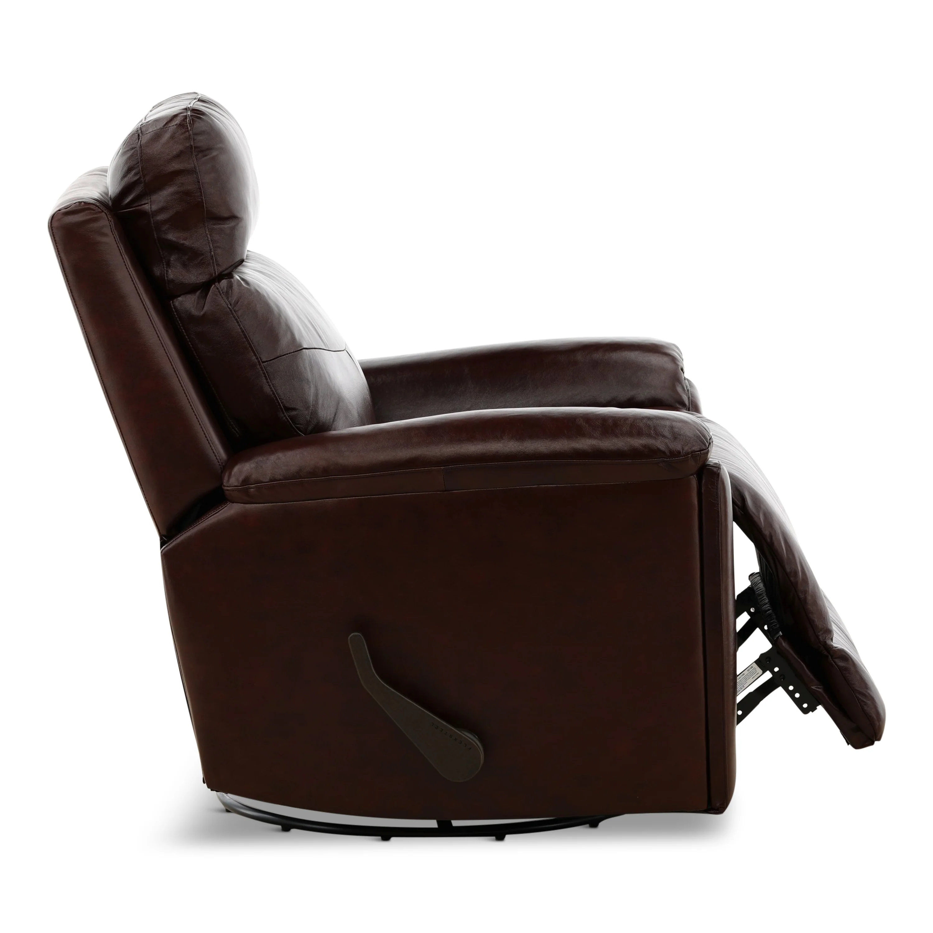 Flexsteel Refined Perfect Match Leather Swivel Gliding Recliner - Image 10
