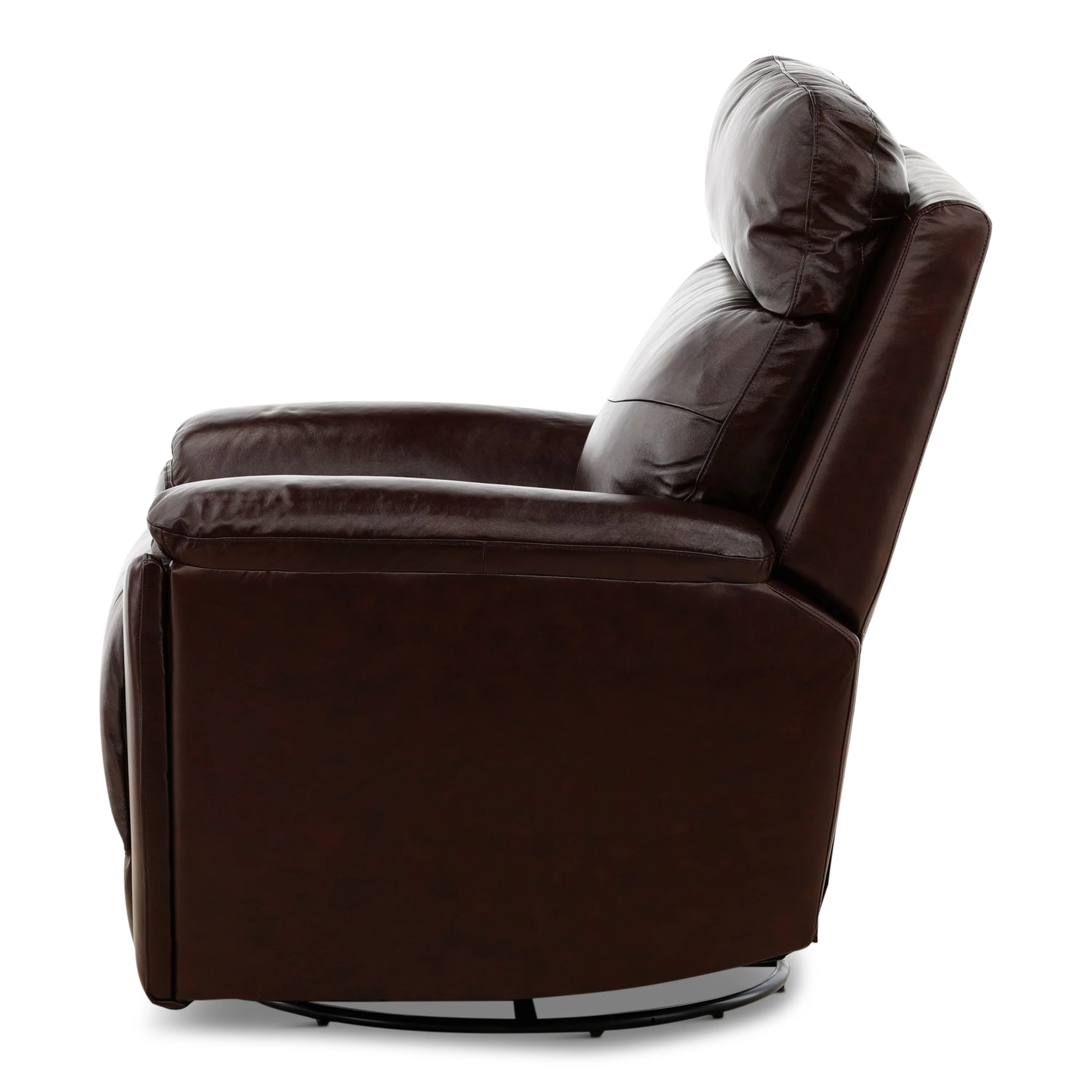 Flexsteel Refined Perfect Match Leather Swivel Gliding Recliner - Image 11