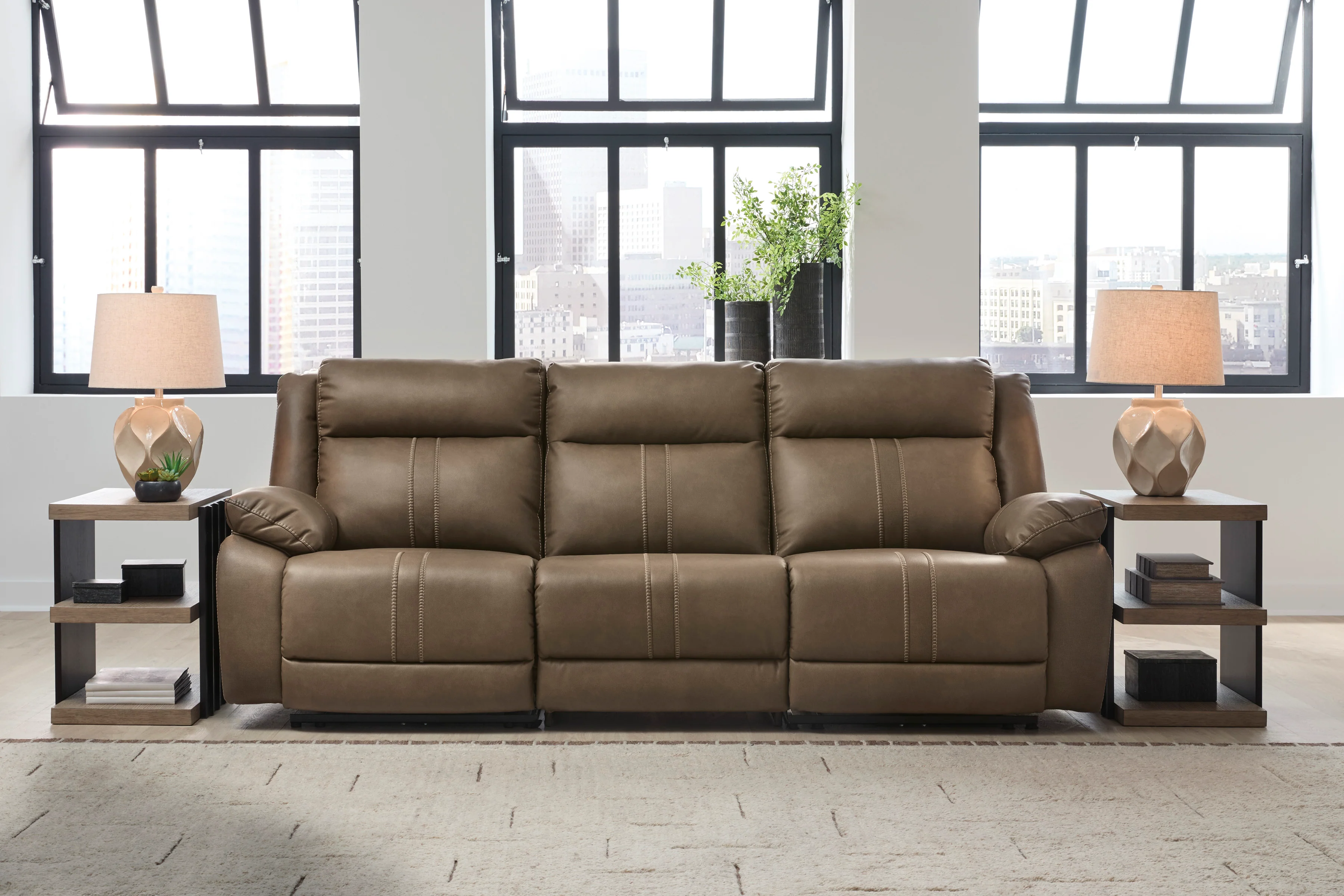 Ashley Max-Media 3-Piece Dual Power Reclining Modular Sofa - Image 2