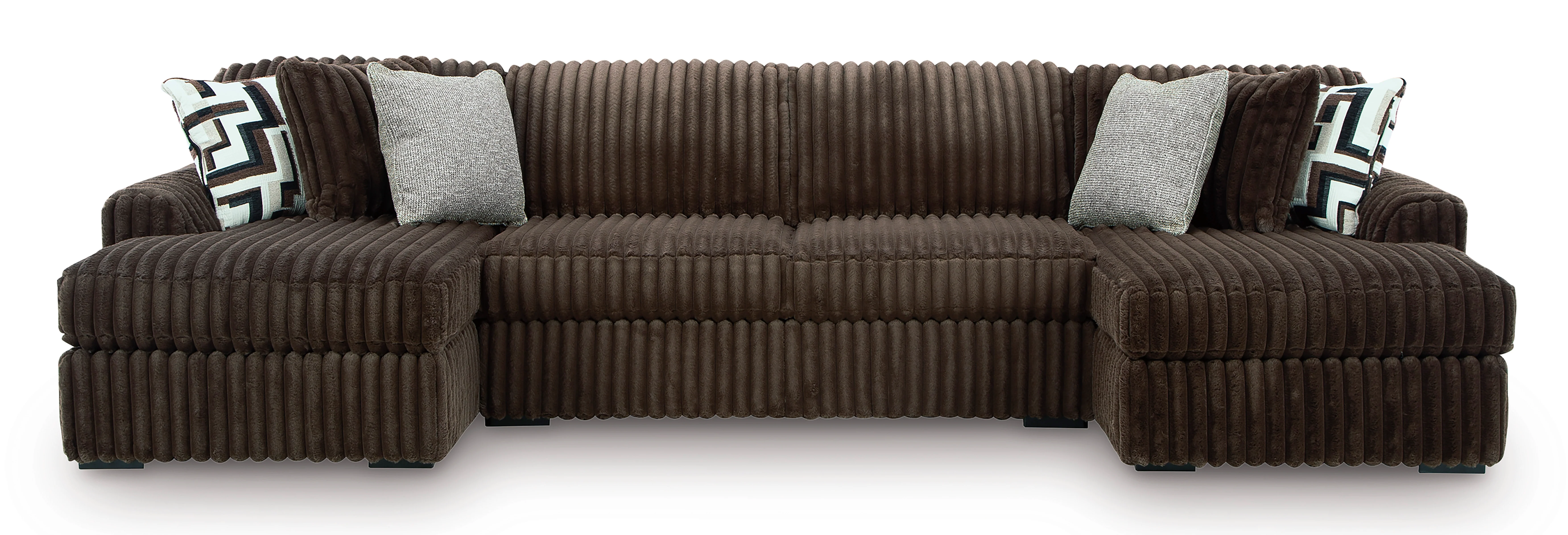 Ashley Midnight-Madness 3-Piece Sectional with Double Chaise - Image 8