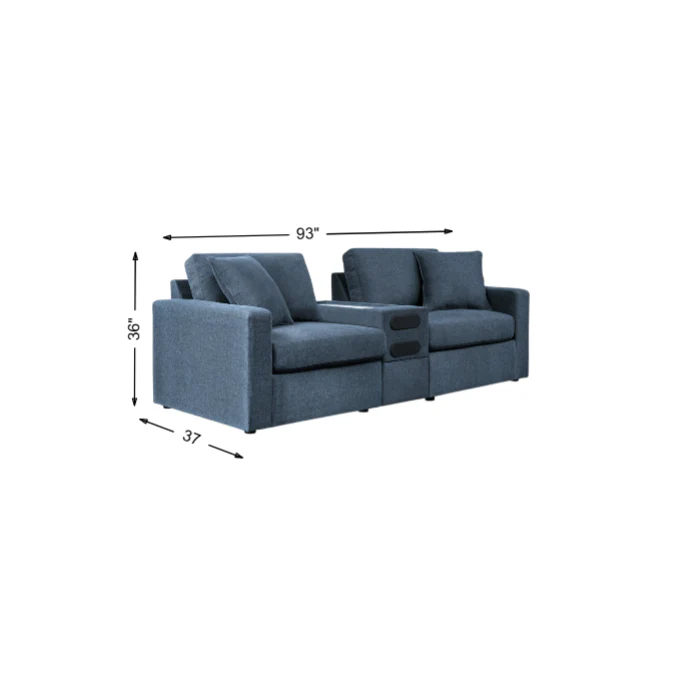Modmax 3-Piece Loveseat with Audio Console - Image 11