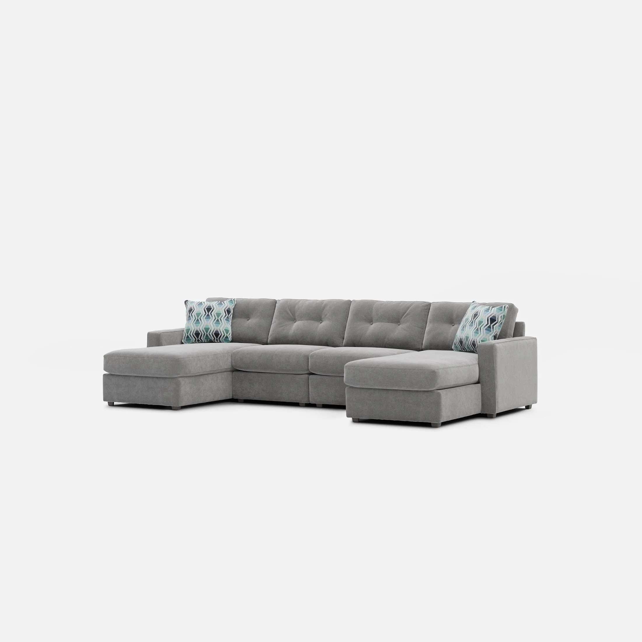 Modular One 4-Piece Sectional with Dual Chaise - Image 14