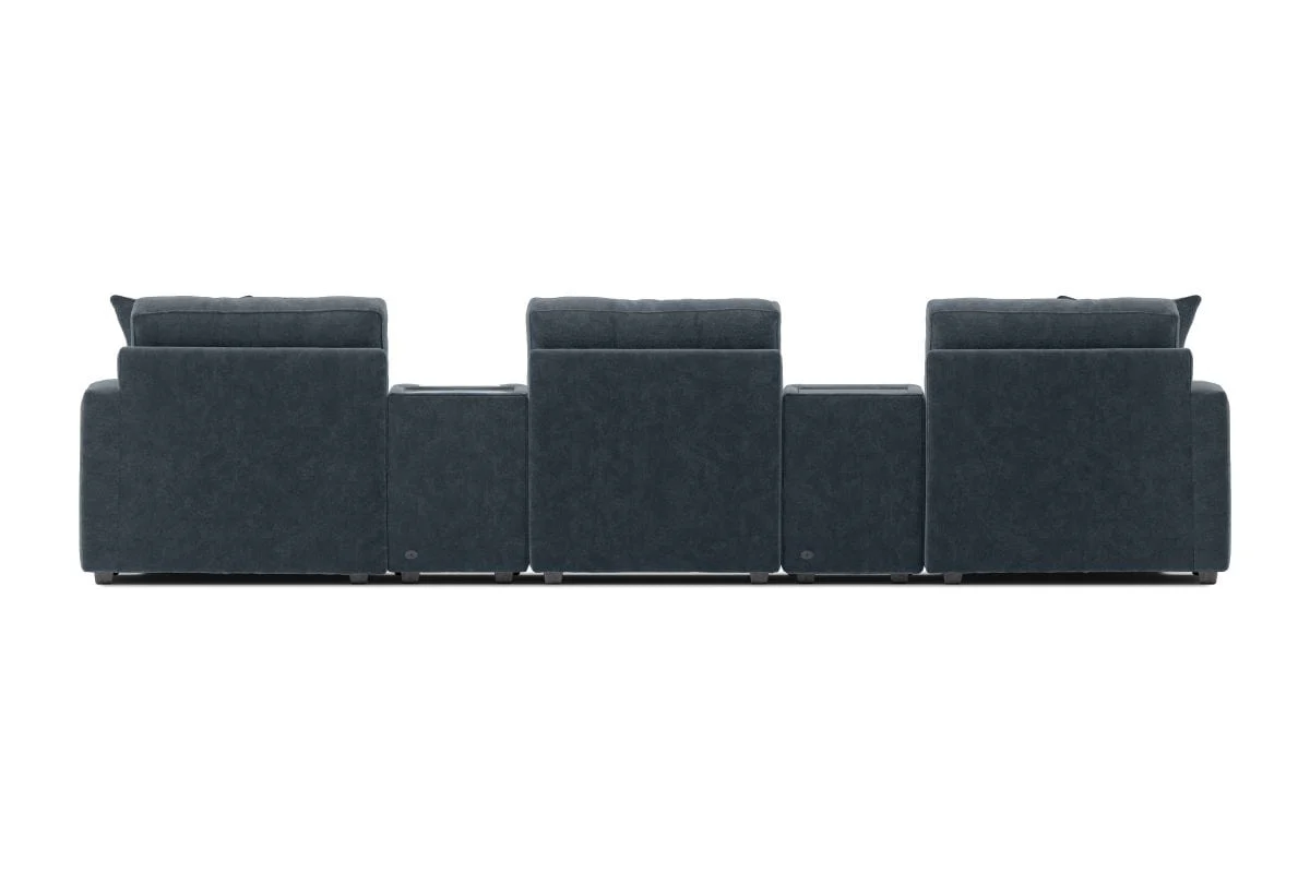 Modular One 5-Piece Theater Sectional with Dual Chaise - Image 15