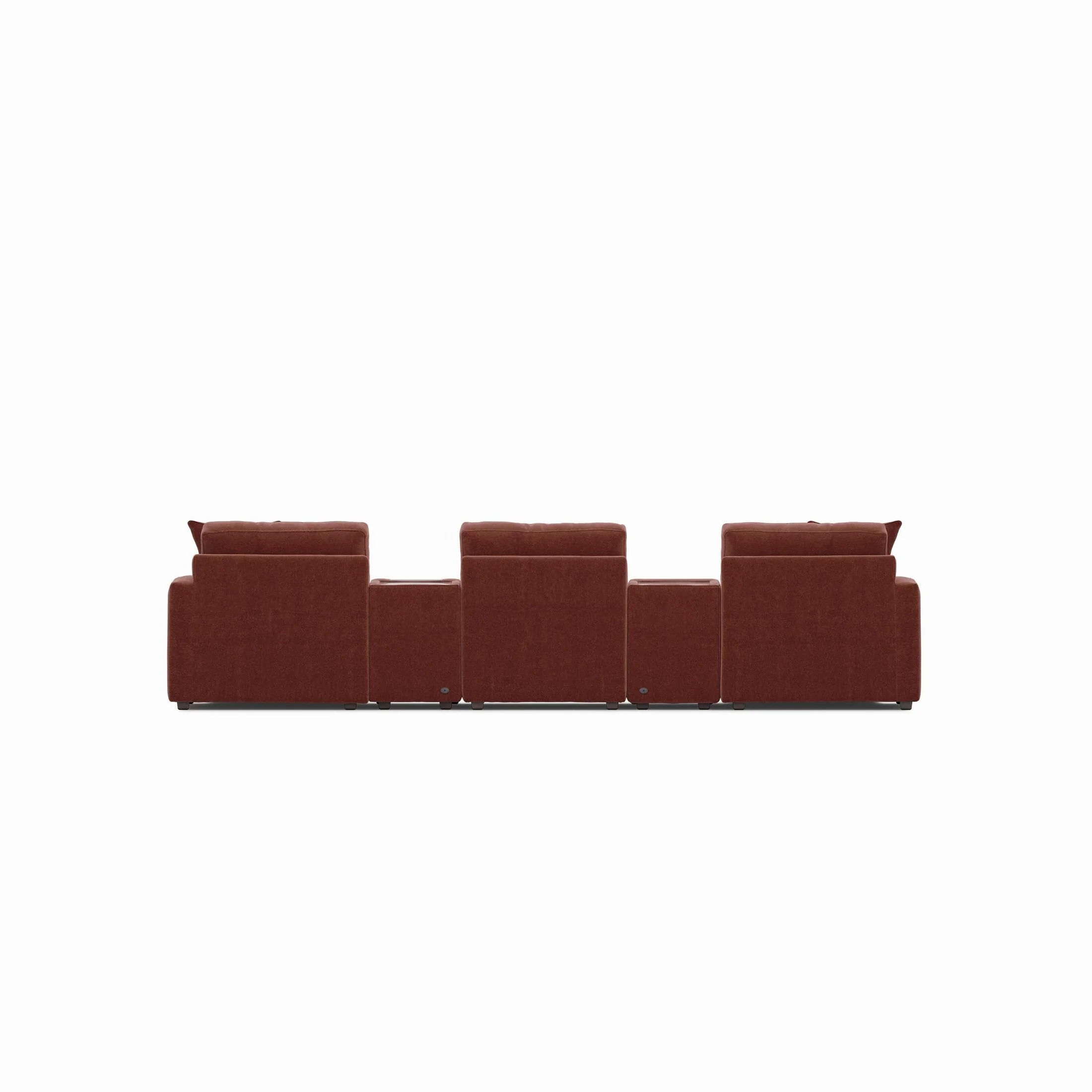 Modular One 5-Piece Theater Sectional with Dual Chaise - Image 35