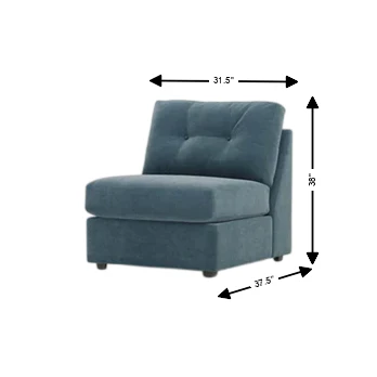 Modular One Armless Chair - Image 34