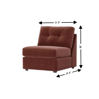 Modular One Armless Chair - Image 46