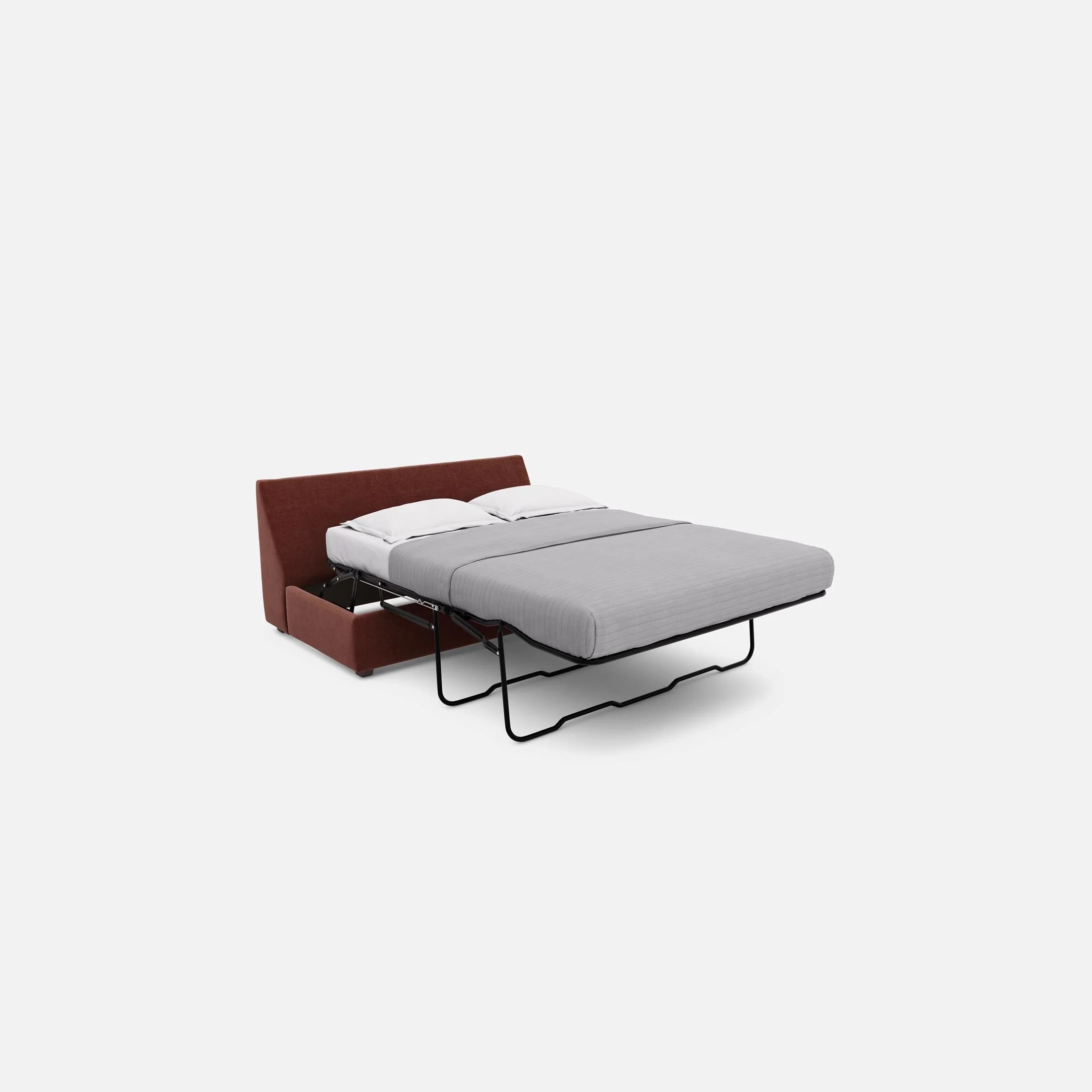 Modular One Armless Full Innerspring Sleeper Sofa - Image 64