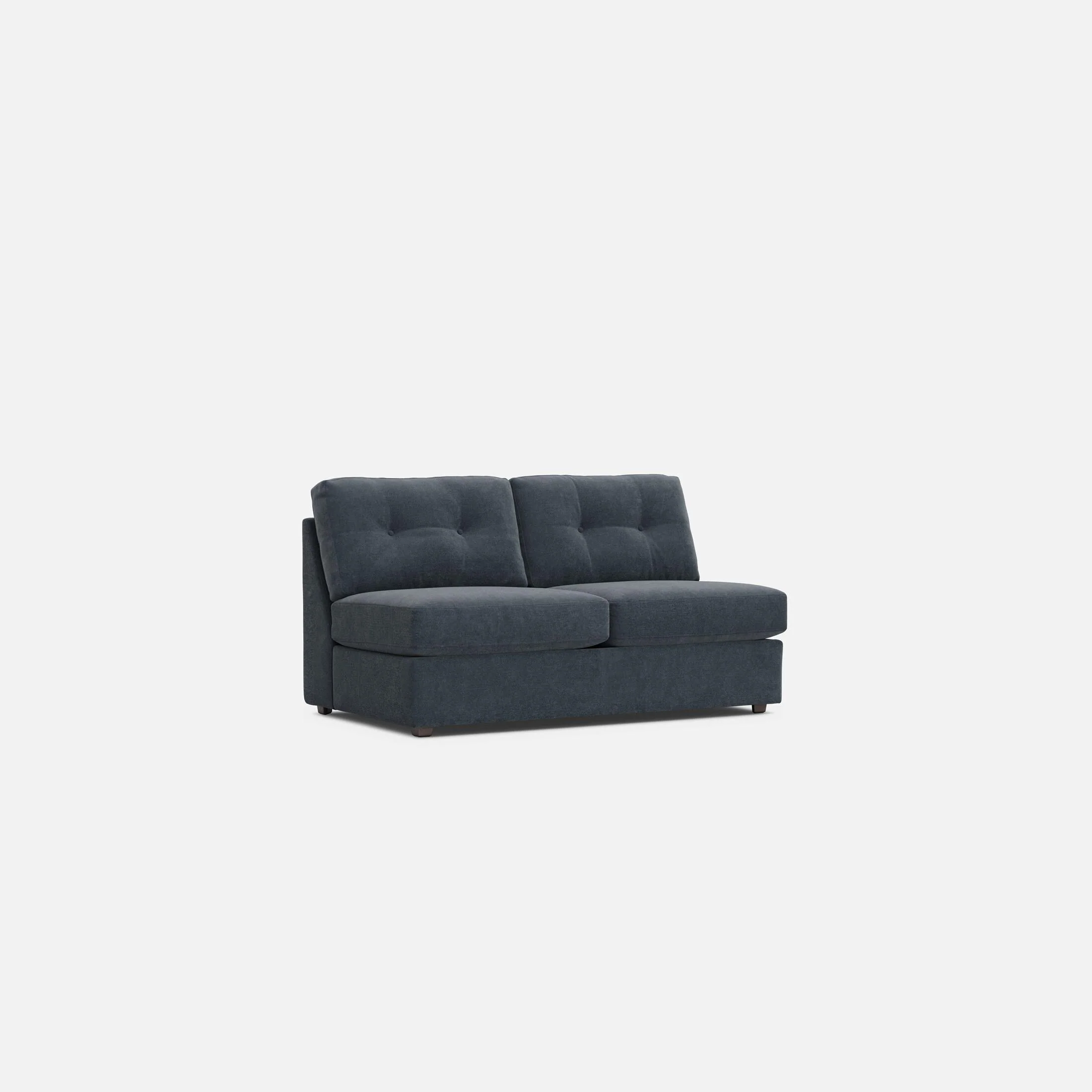 Modular One Armless Full Memory Foam Sleeper Sofa - Image 23