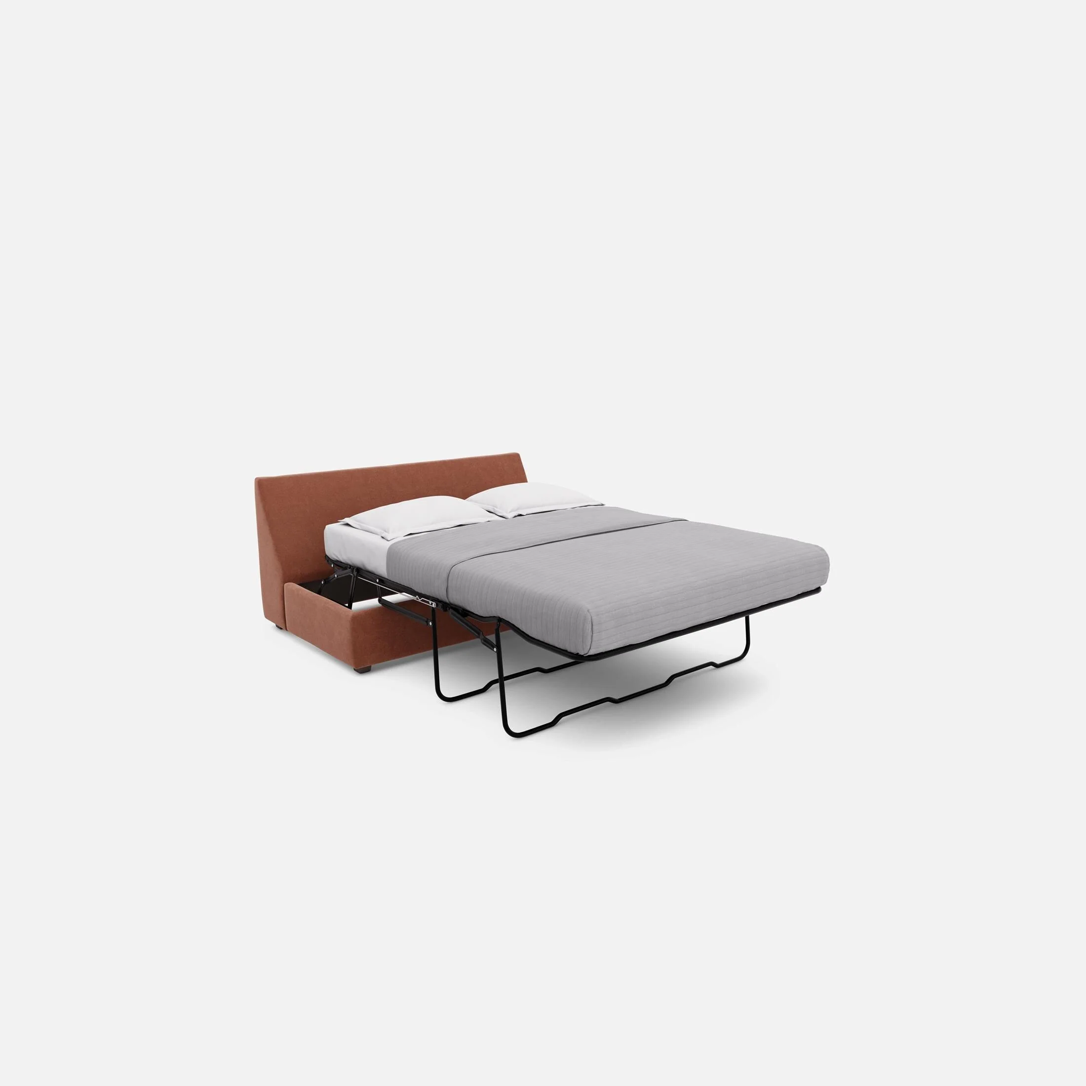 Modular One Armless Full Memory Foam Sleeper Sofa - Image 31