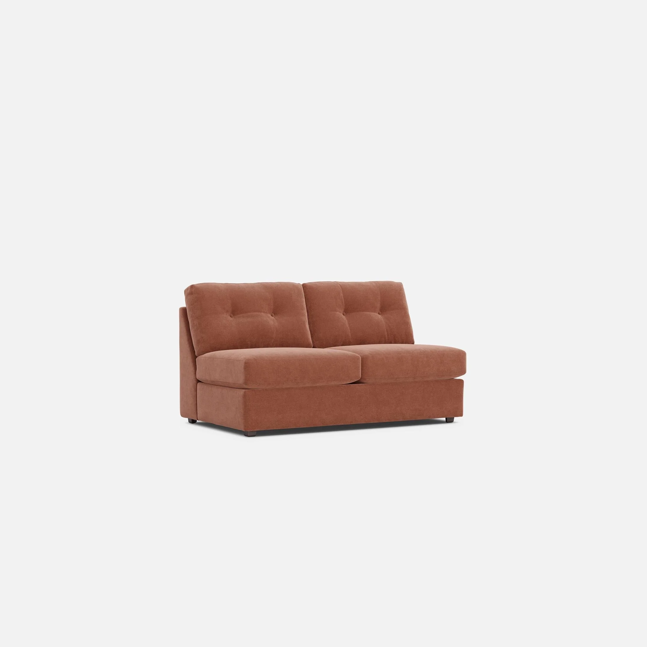 Modular One Armless Full Memory Foam Sleeper Sofa - Image 32