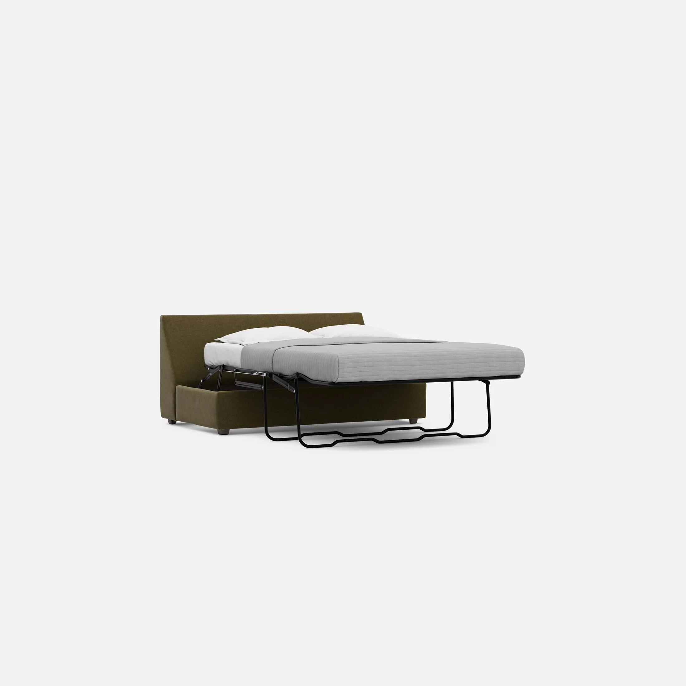 Modular One Armless Full Memory Foam Sleeper Sofa - Image 51