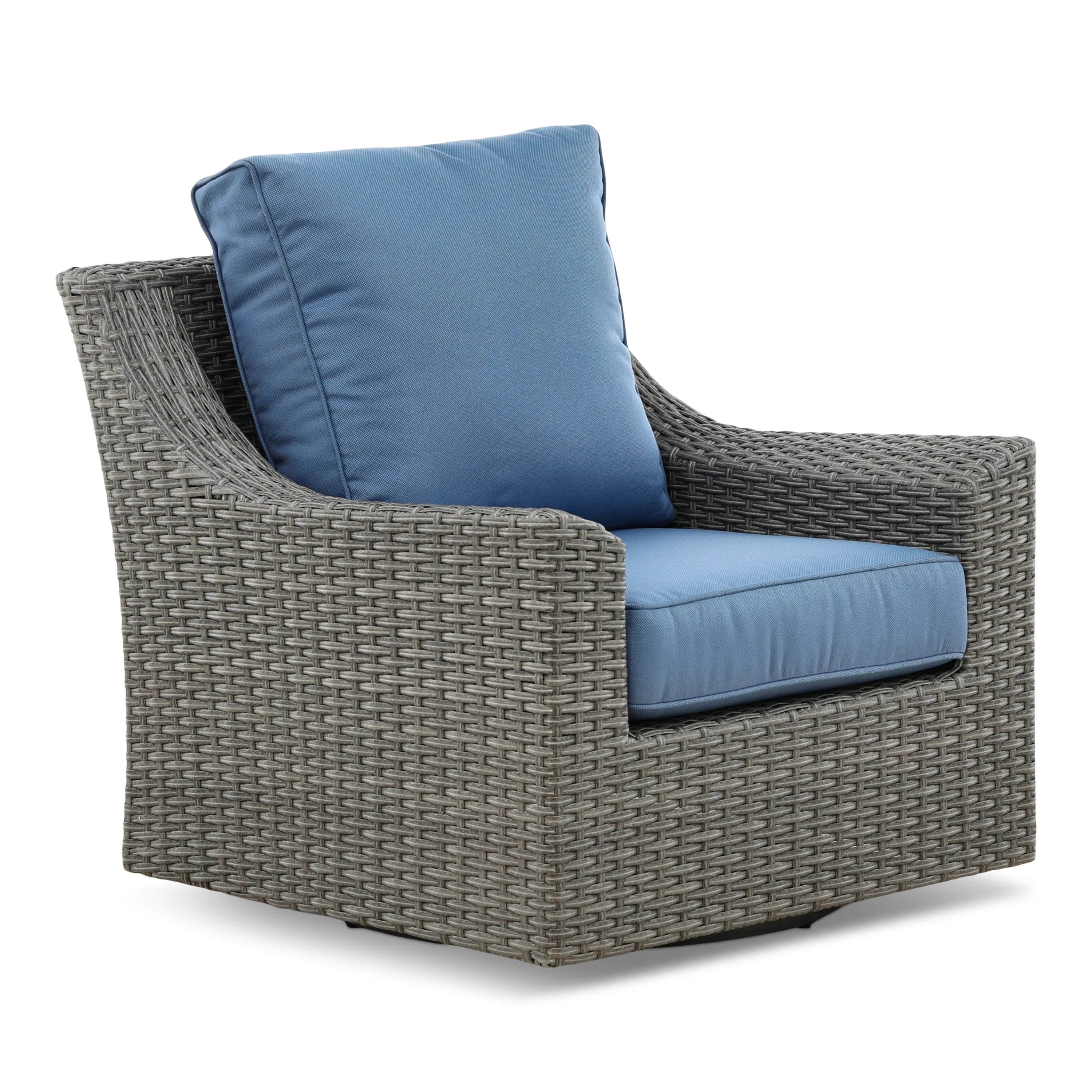 Lakton Outdoor Patio Swivel Lounge Chair - Image 3
