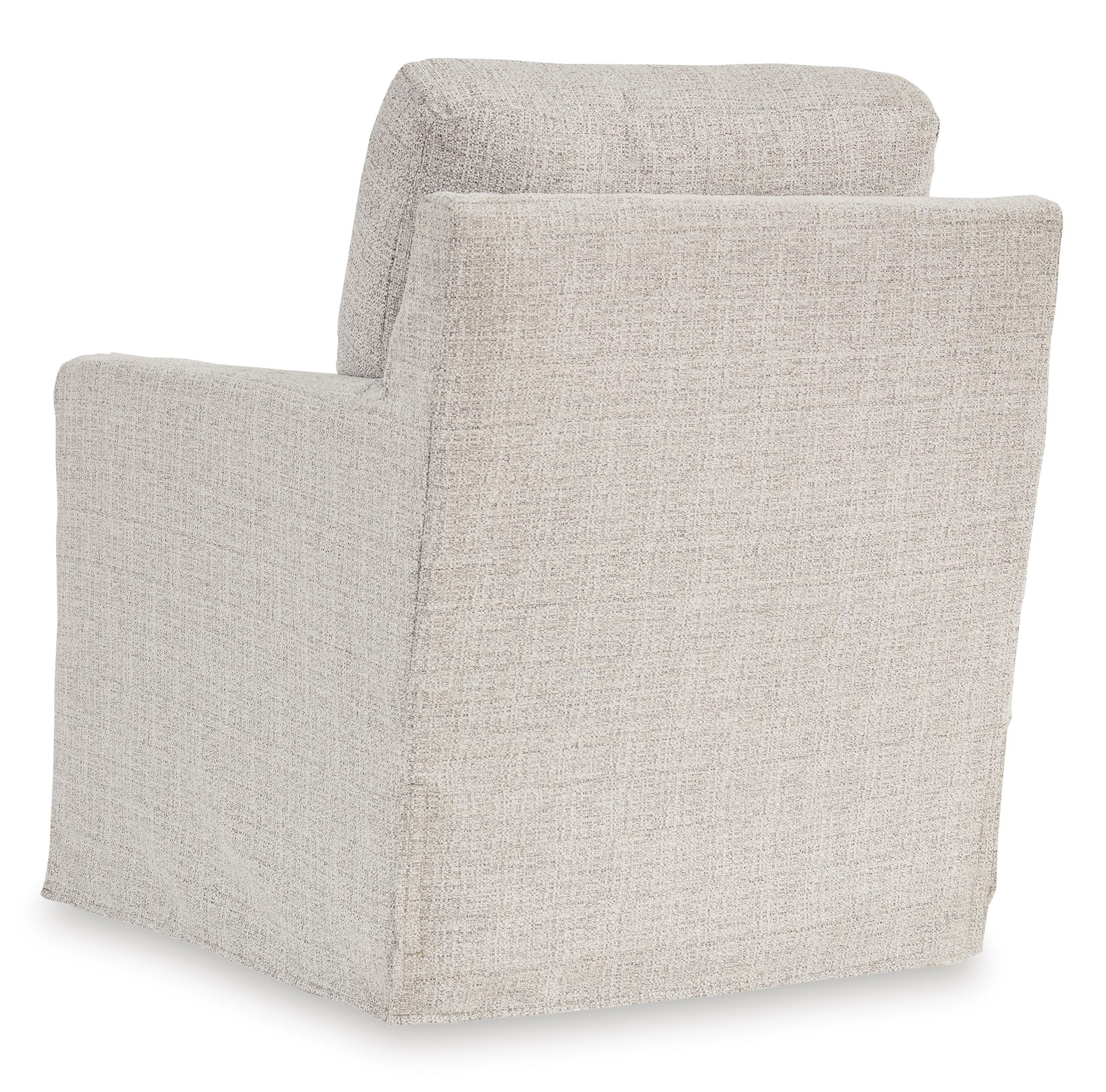 Nenana Next-Gen Nuvella Swivel Glider Accent Chair - Image 5