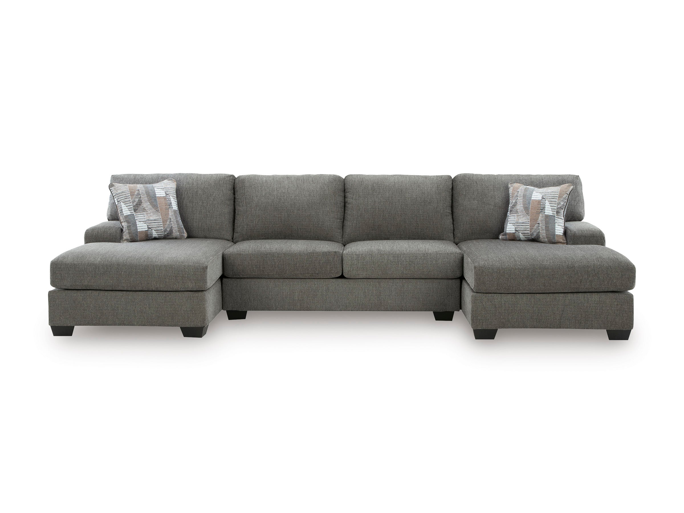 Newellen 3-Piece Sectional with Double Chaise - Image 4