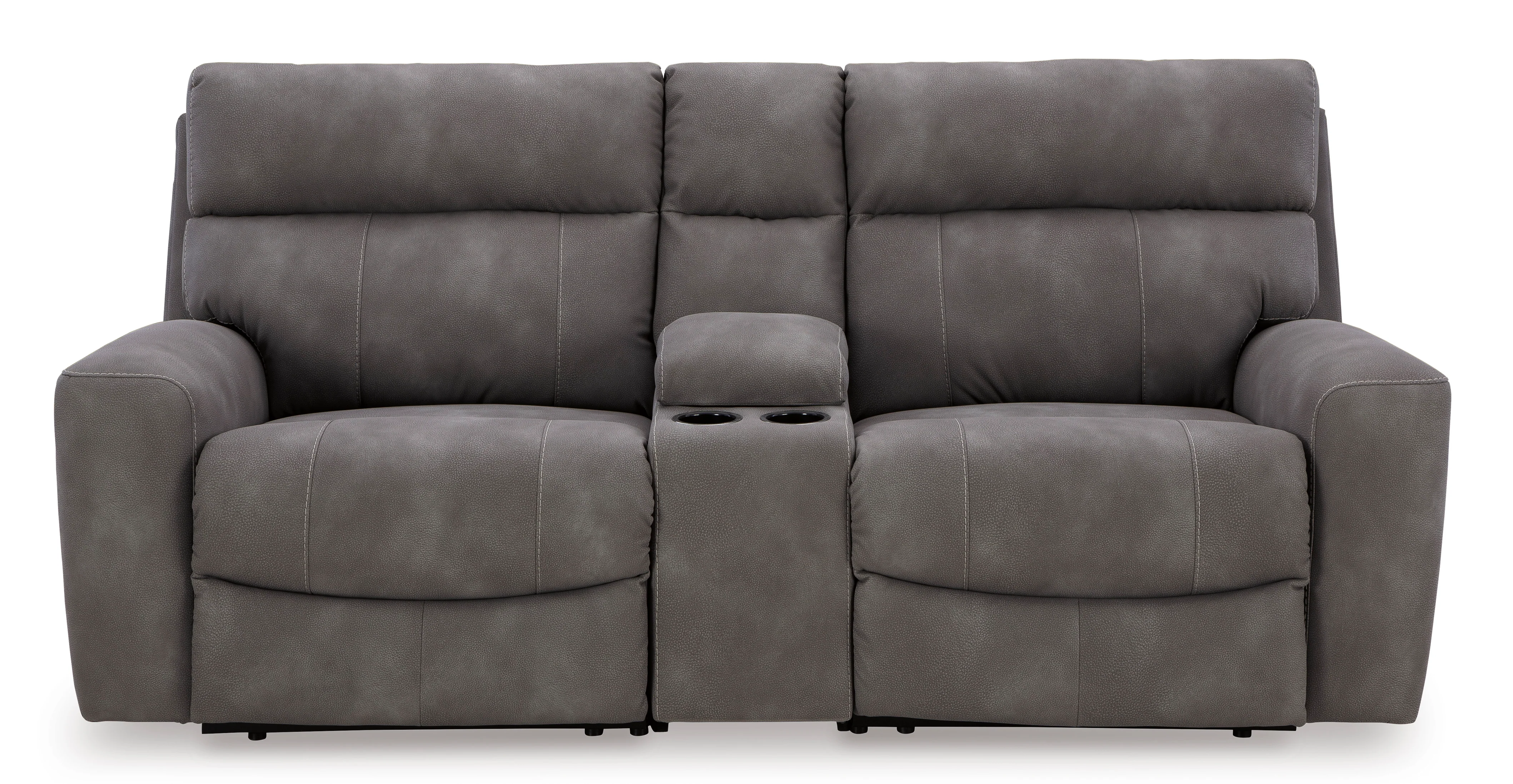 Next-Gen DuraPella 3-Piece Power Reclining Sectional Loveseat with Console - Image 5