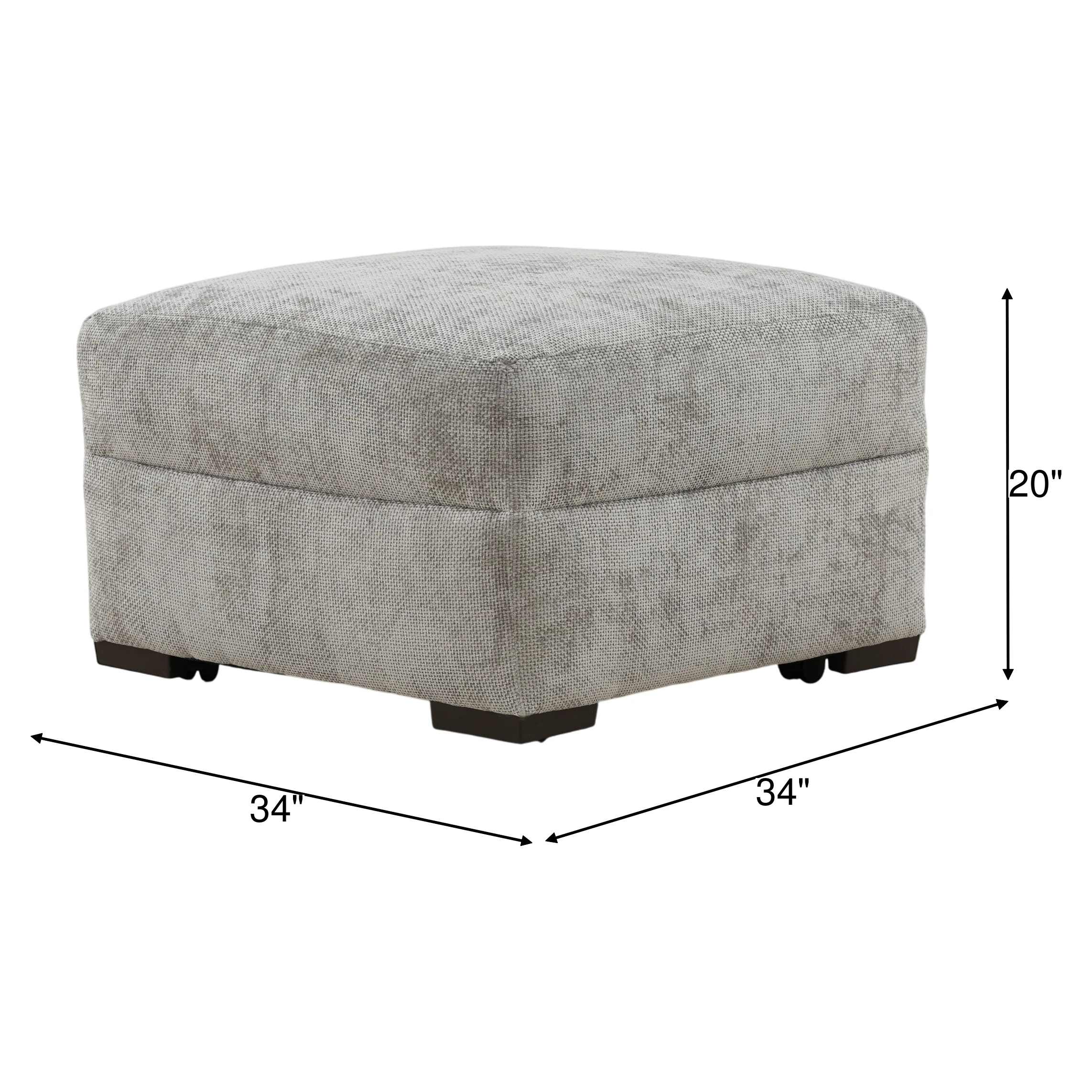 Jacqueline Oversized Ottoman - Image 4