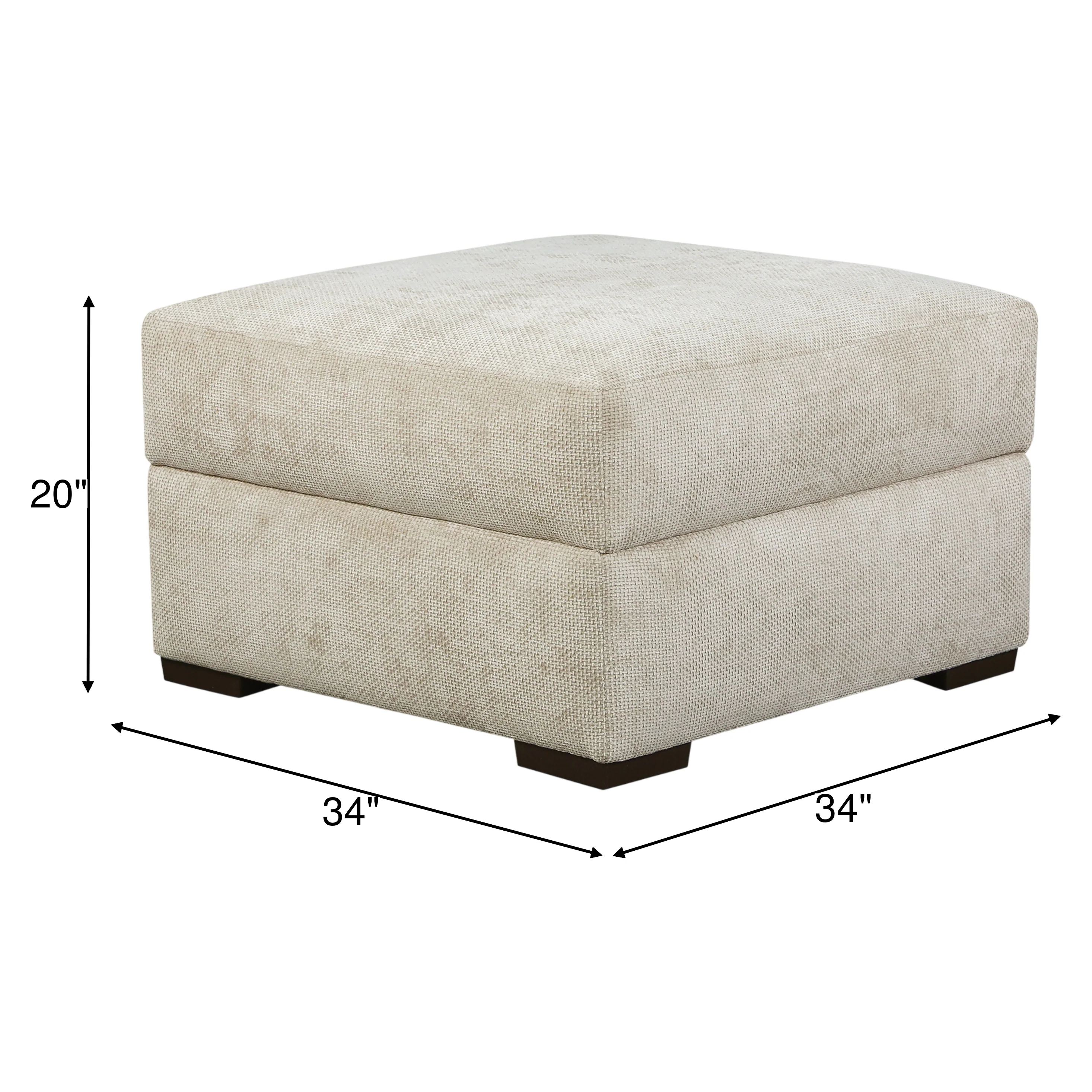 Jacqueline Oversized Ottoman - Image 8