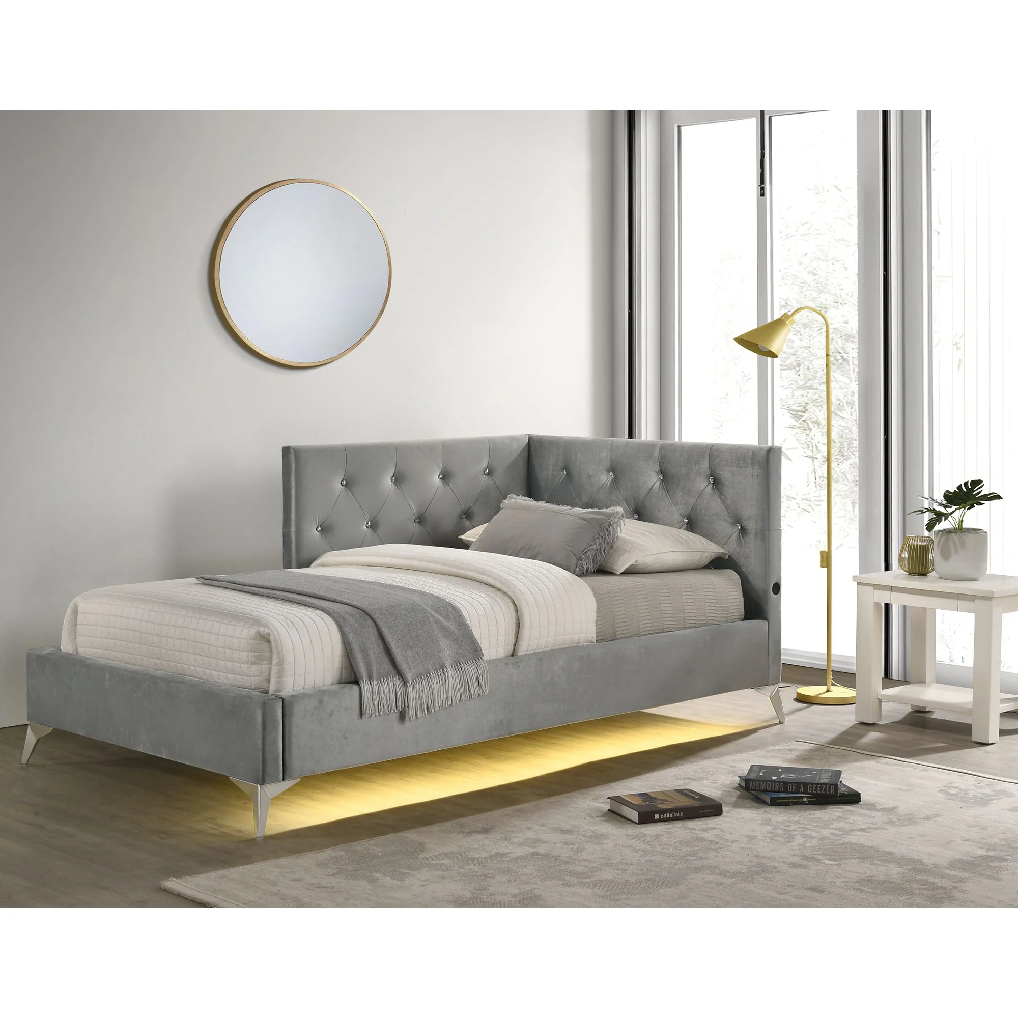 Paris Upholstered Corner Bed - Image 2