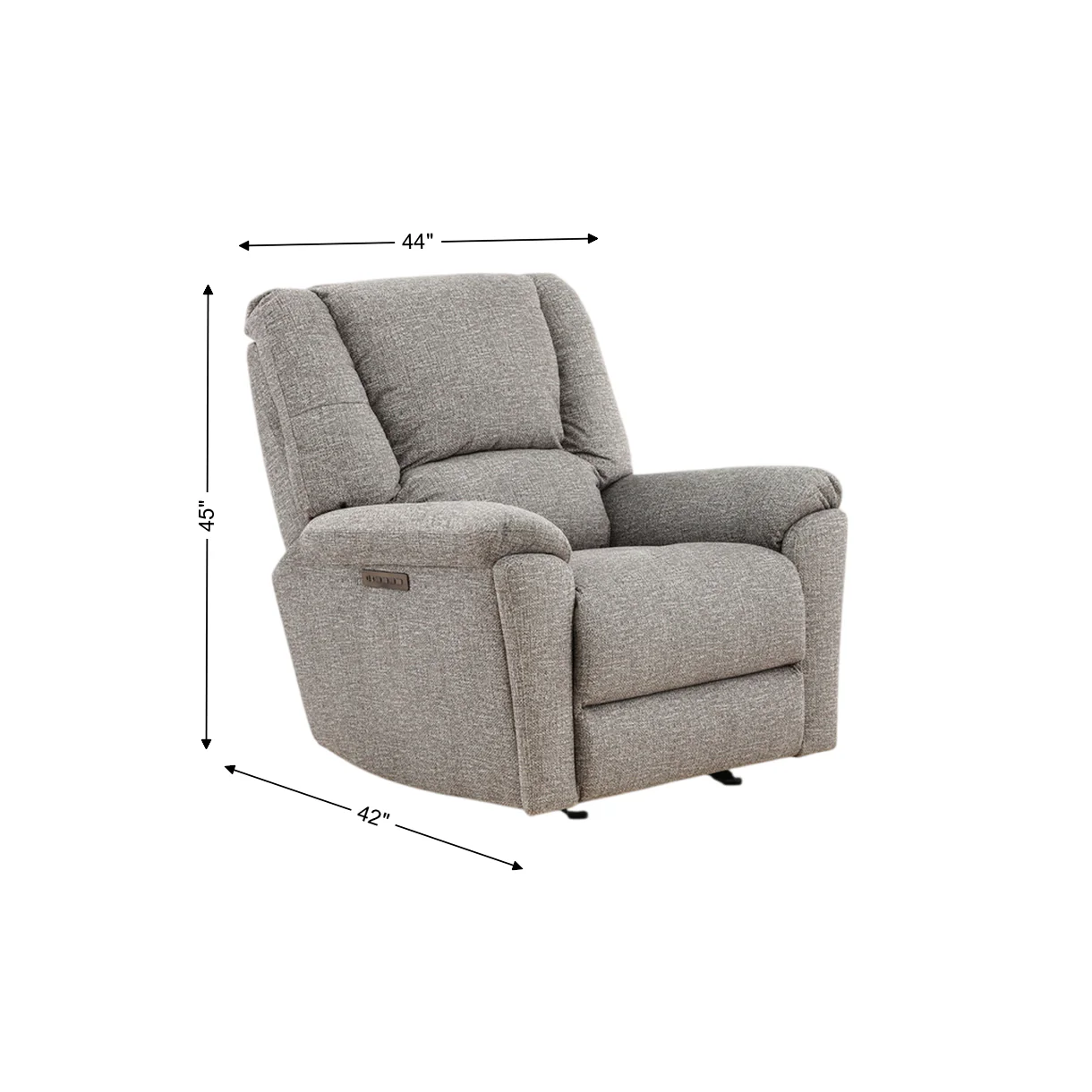 Flexsteel Plush Perfect Match Power Gliding Recliner - Image 3