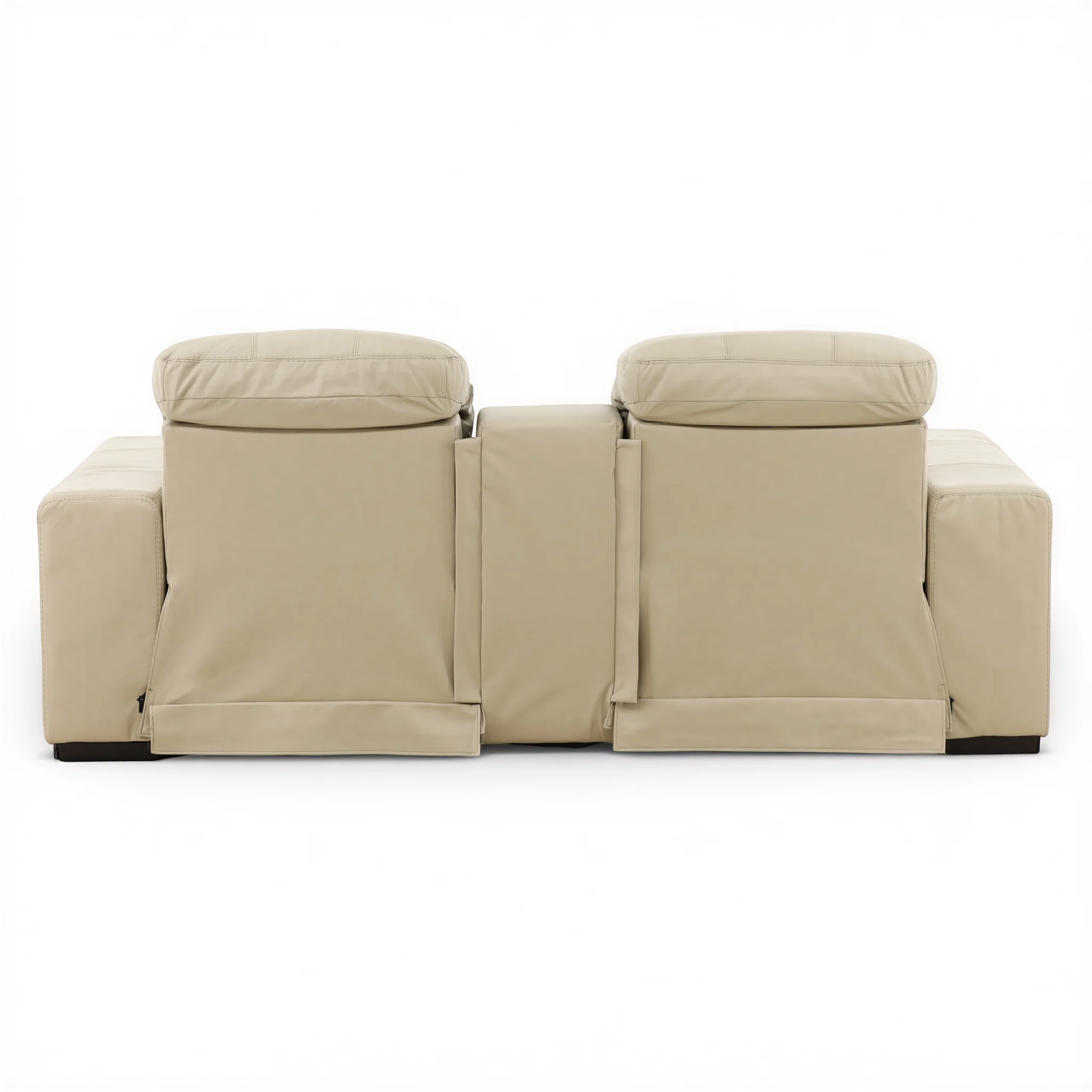 Evren Power Leather Console Loveseat - Image 11