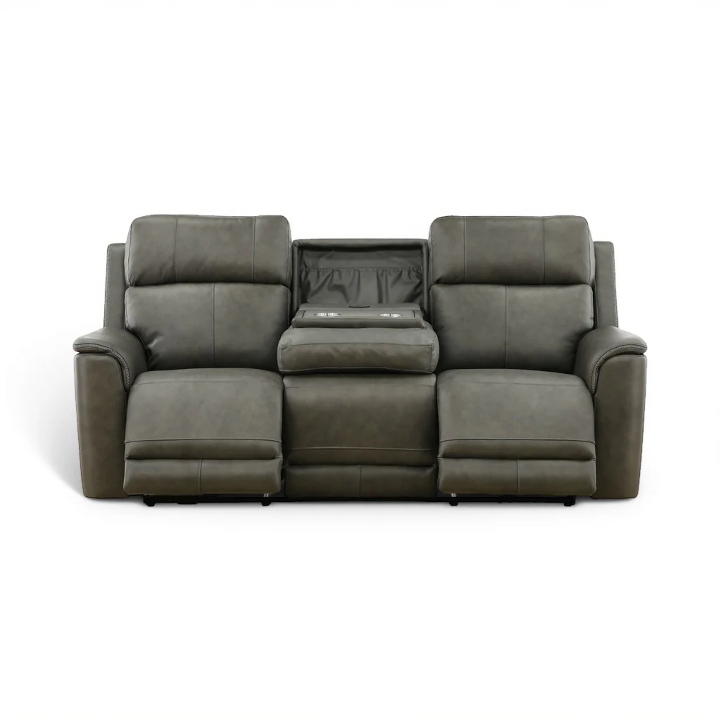 Samarah Power Reclining Leather Sofa - Image 25