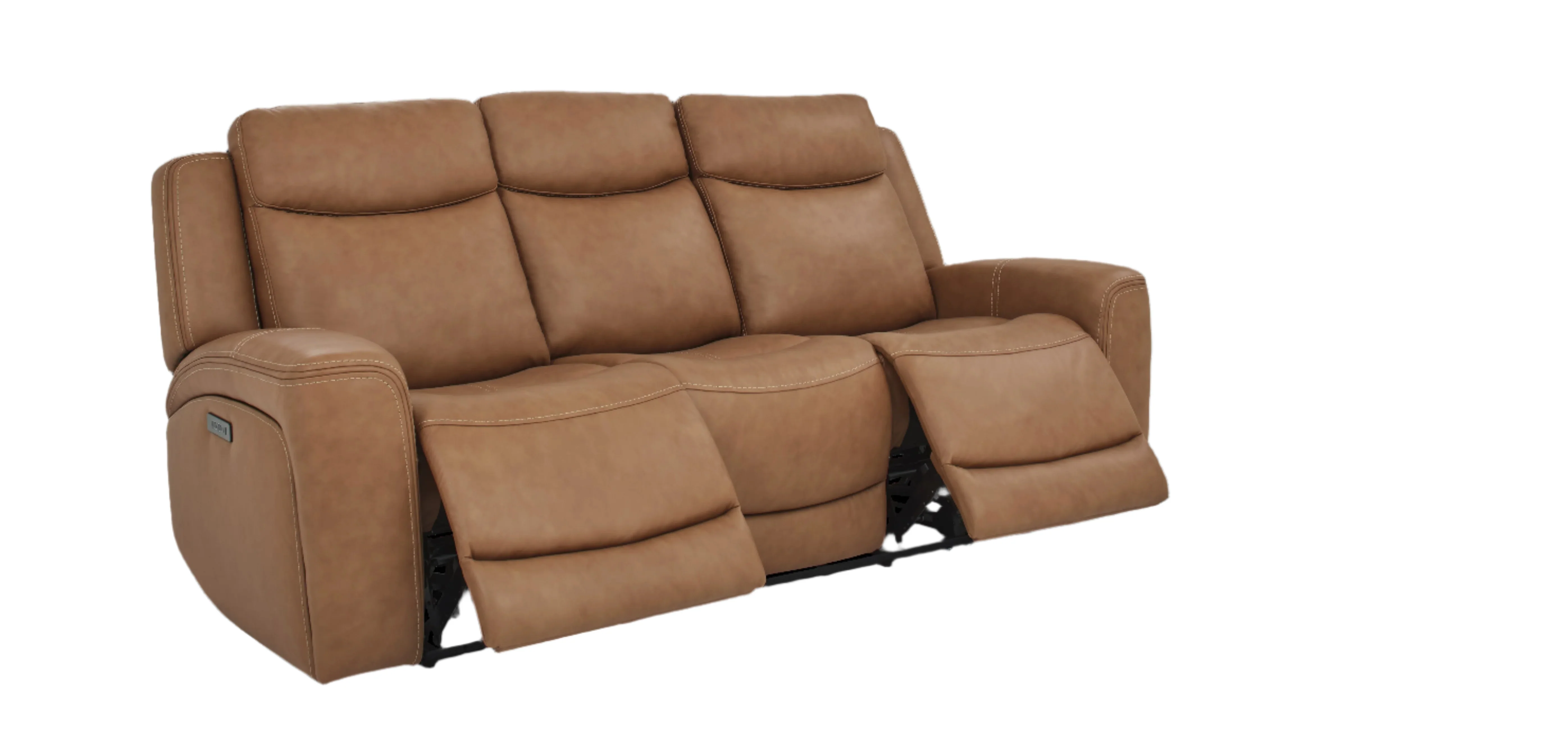 Davidson Power Reclining Leather Sofa - Image 6
