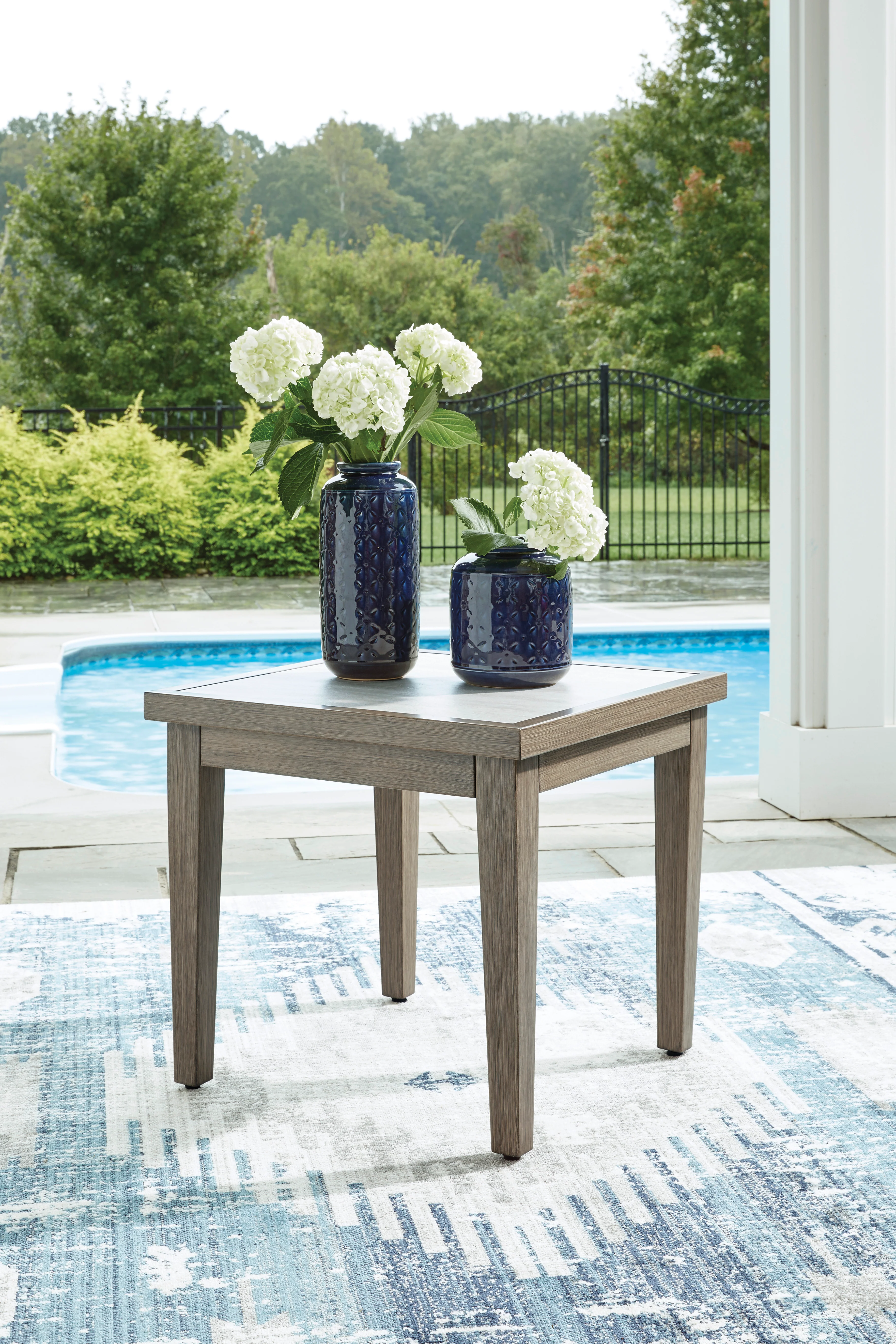 Ashley Rainier Ranch Outdoor Patio End Table - Image 2