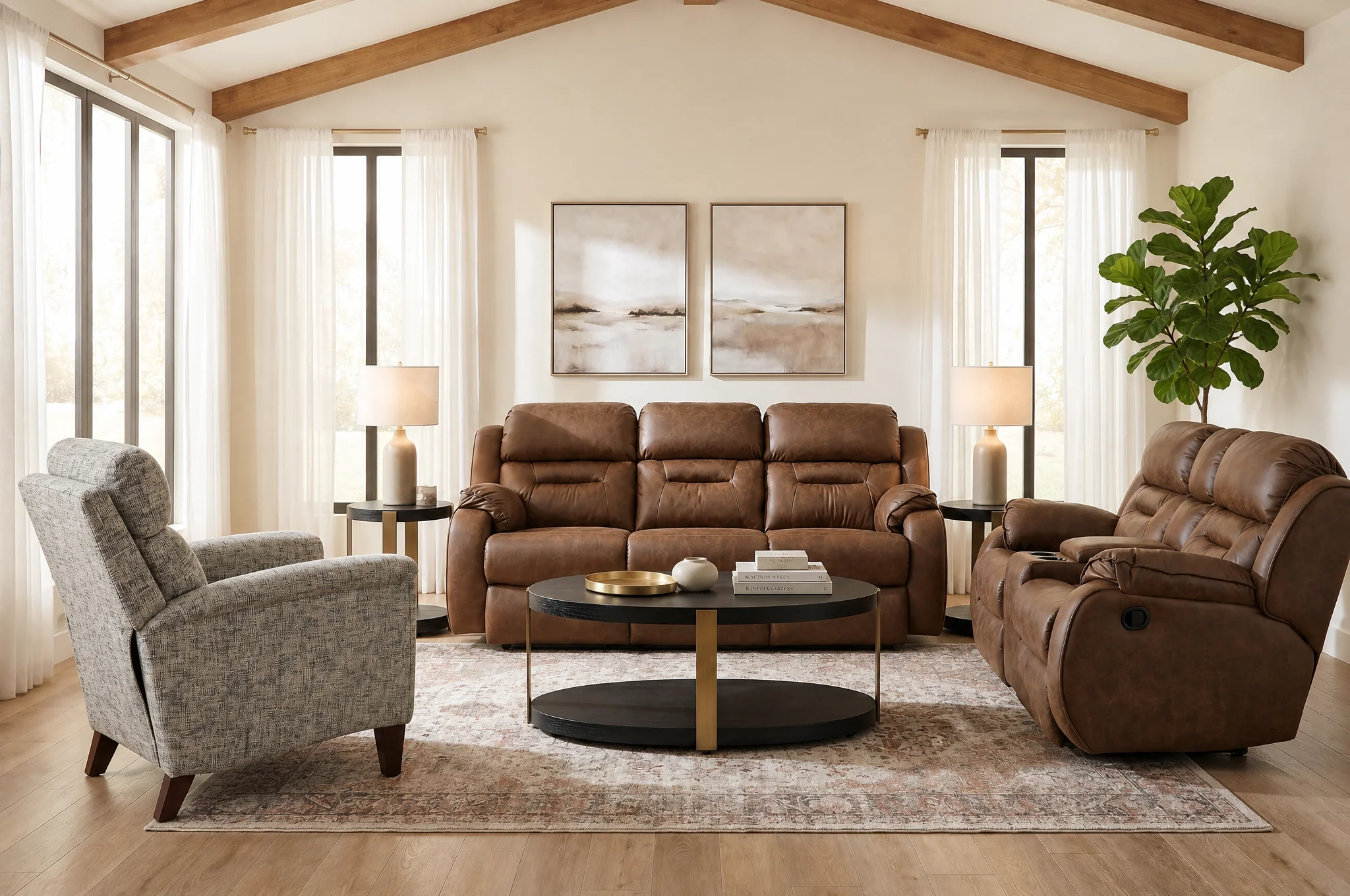 Bellevue Double Reclining Sofa - Image 2