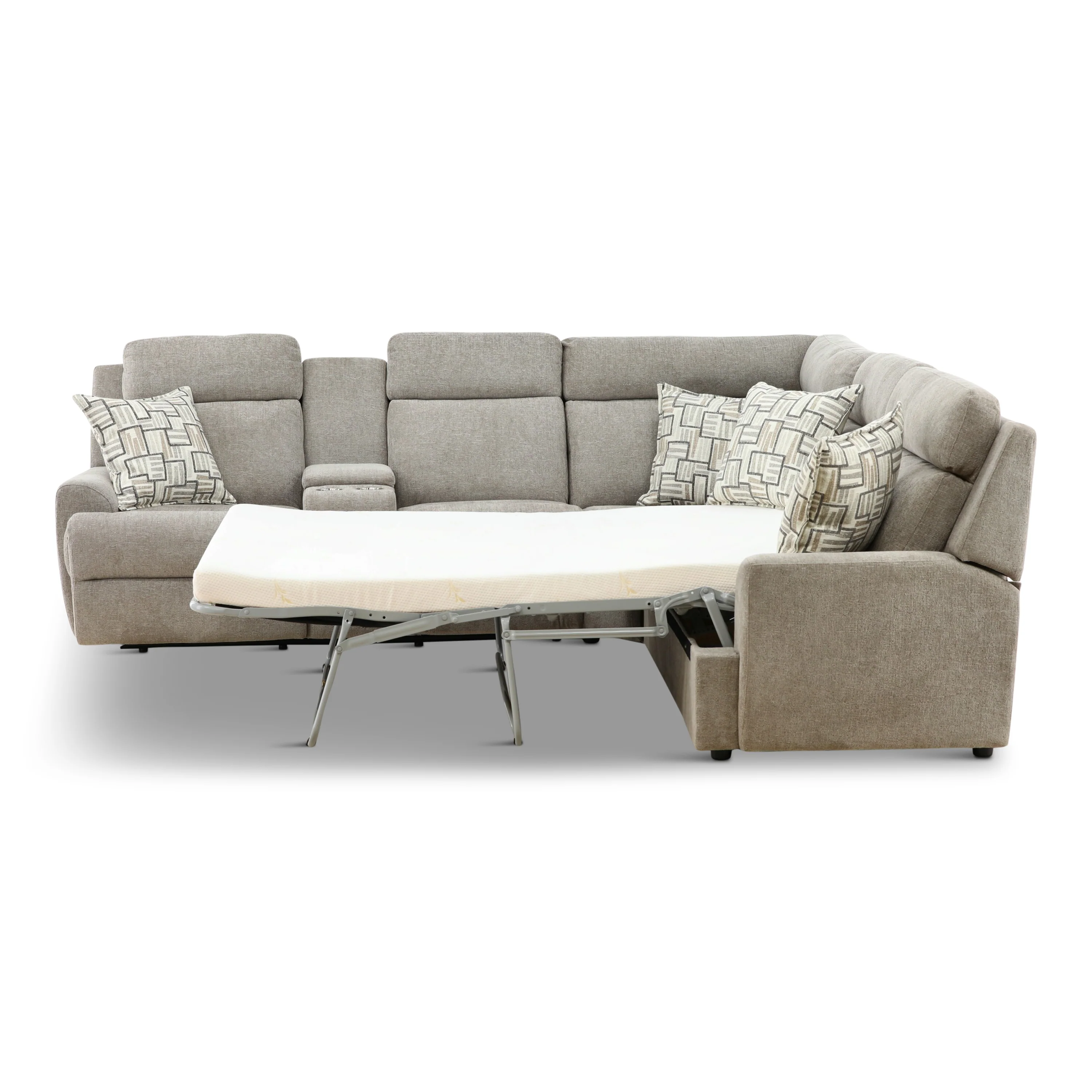 Regie 3-Piece Power Reclining Sleeper Sectional - Image 12