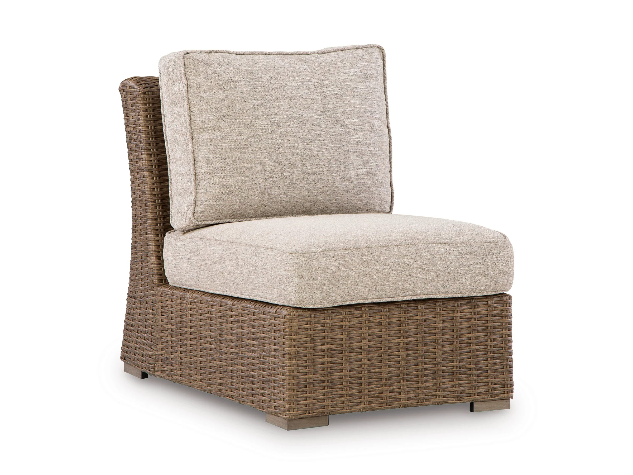 Ashley Revare Beach Outdoor Patio Armless Chair w/Cushion - Image 3