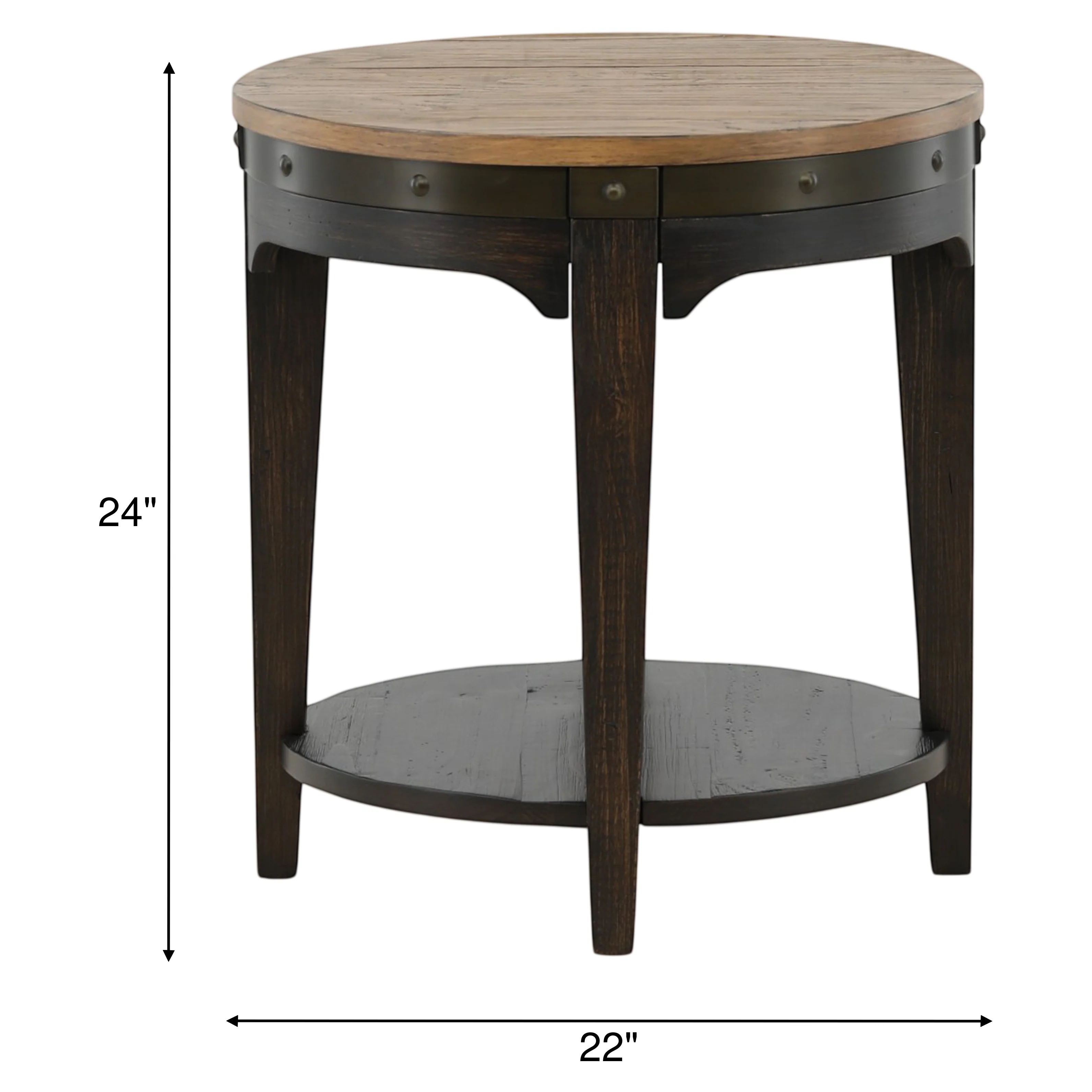Austin Round End Table - Image 3