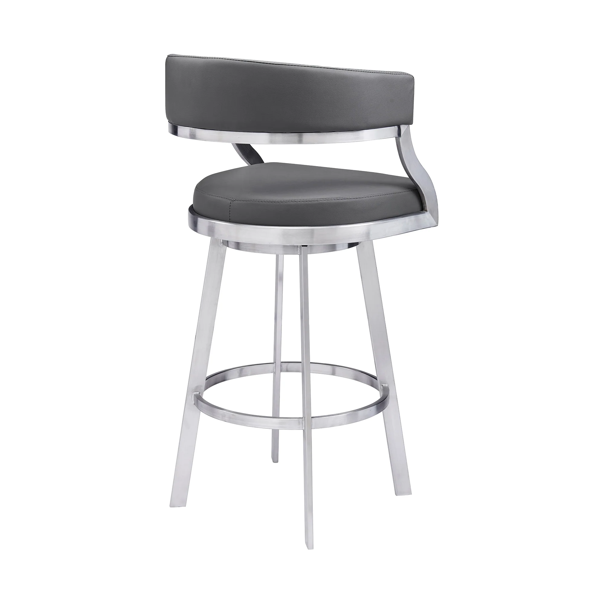 Saturn 26" Counter Height Swivel Bar Stool - Image 3