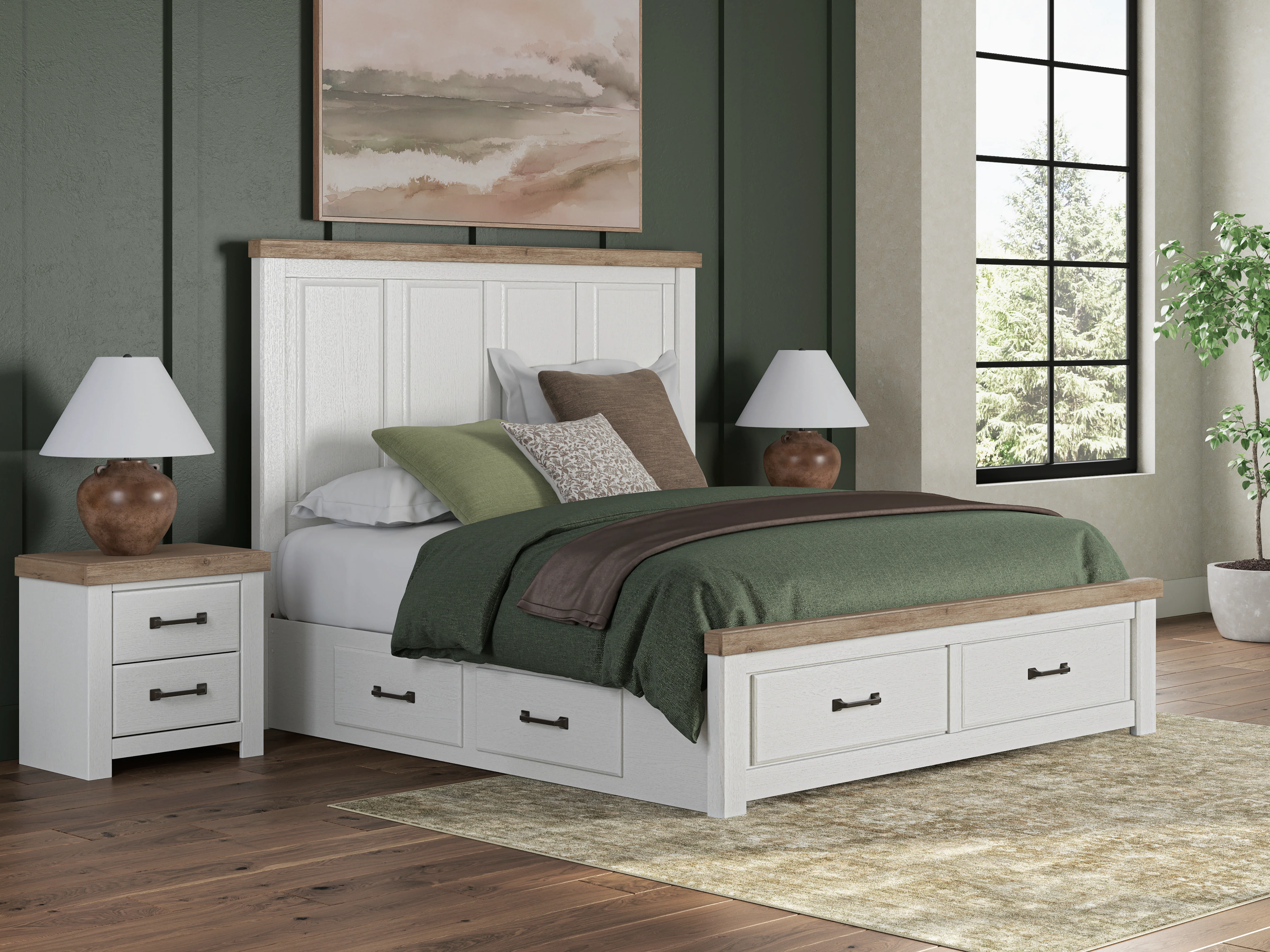 Ashley Savonport Panel Triple Storage Bed - Image 12