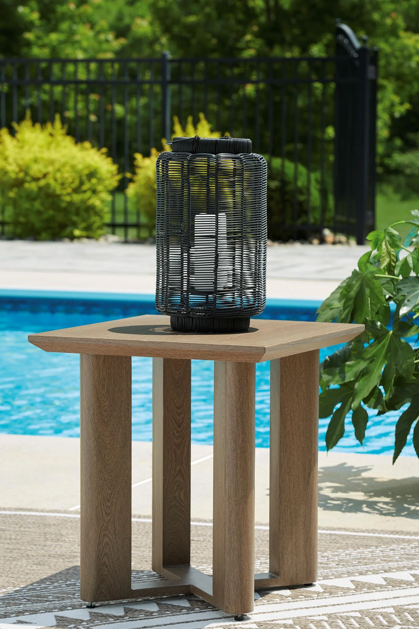 Ashley Serene Bay Outdoor Patio End Table - Image 4