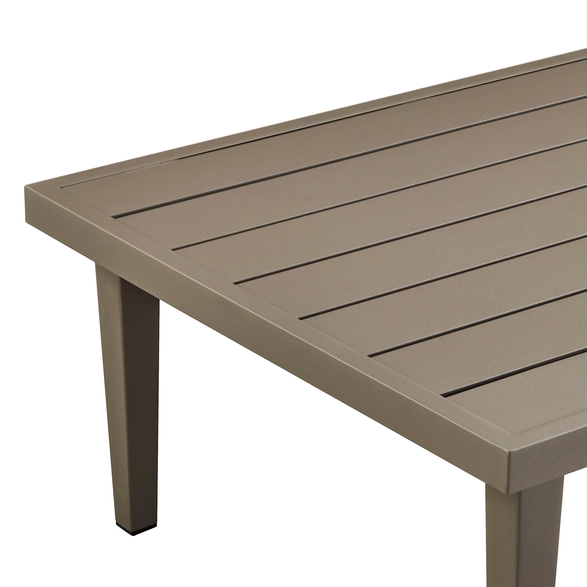 Silvana 4 Piece Outdoor Gray Fabric and Wicker Conversation Set - Image 7