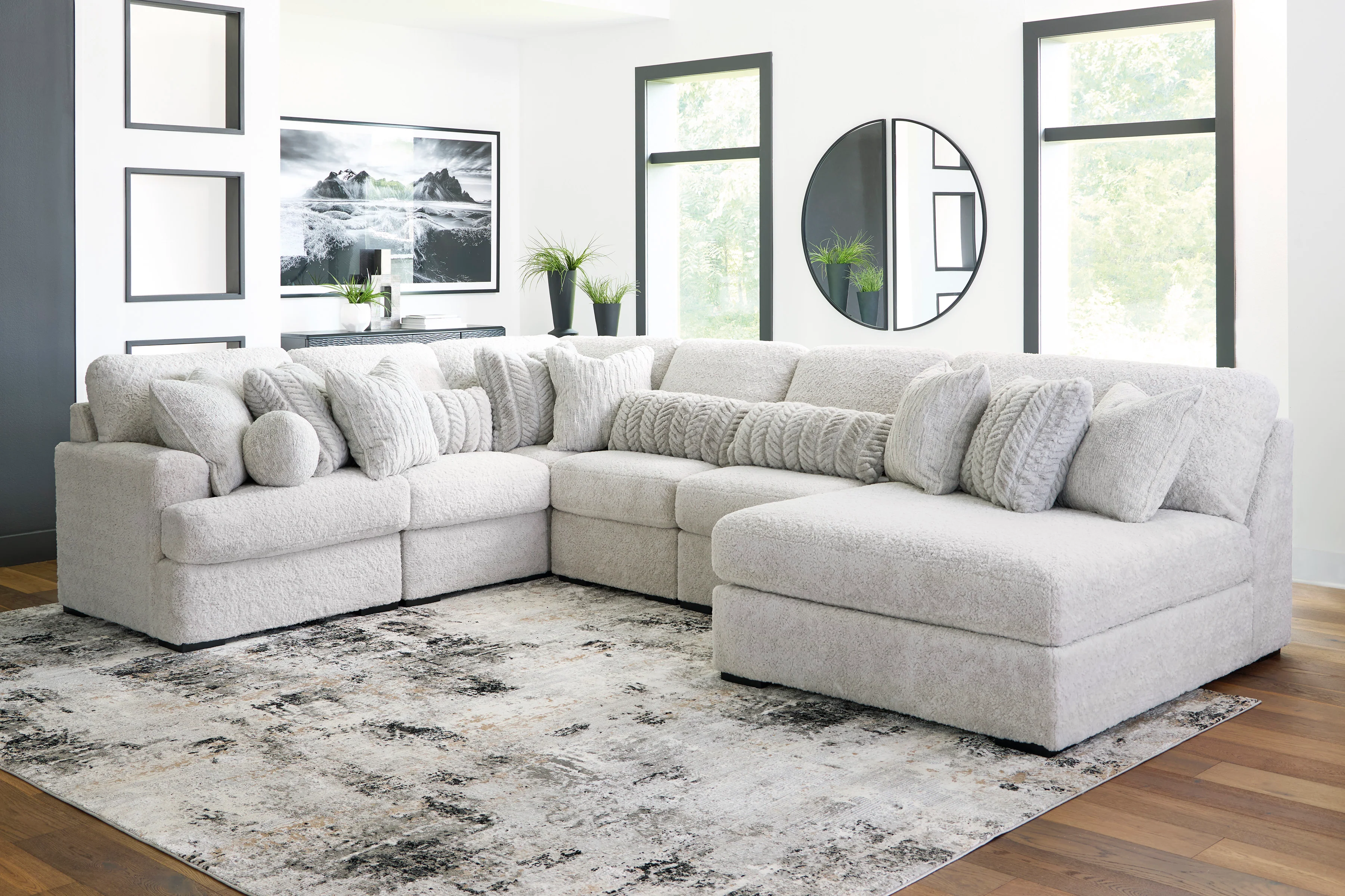 Ashley Snodoodle 6-Piece Sectional with Chaise - Image 2