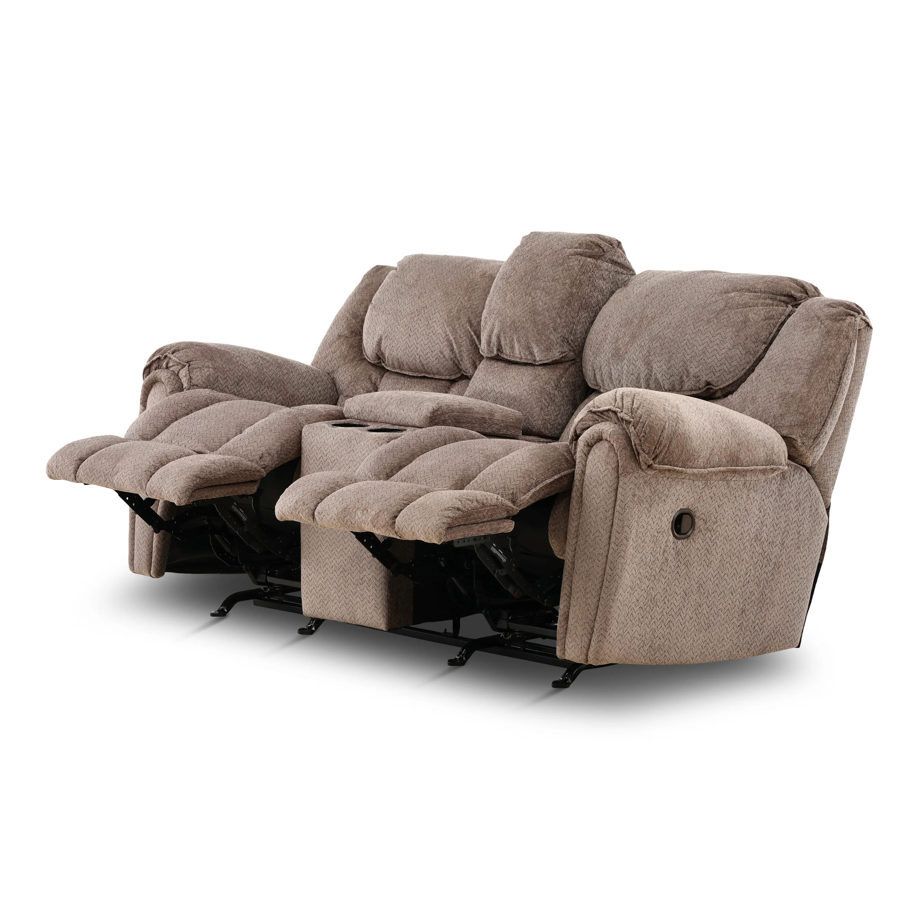 Solana Rocking Reclining Console Loveseat - Image 8