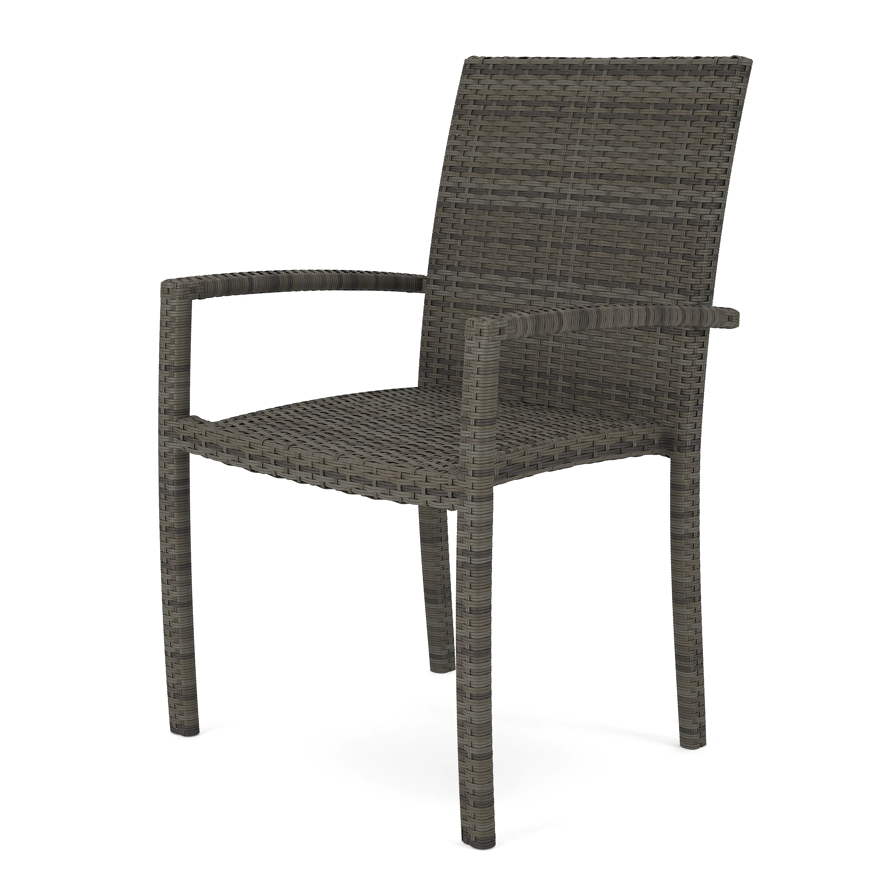 Chalfonte Outdoor Stacking Dining Patio Arm Chair - Image 2