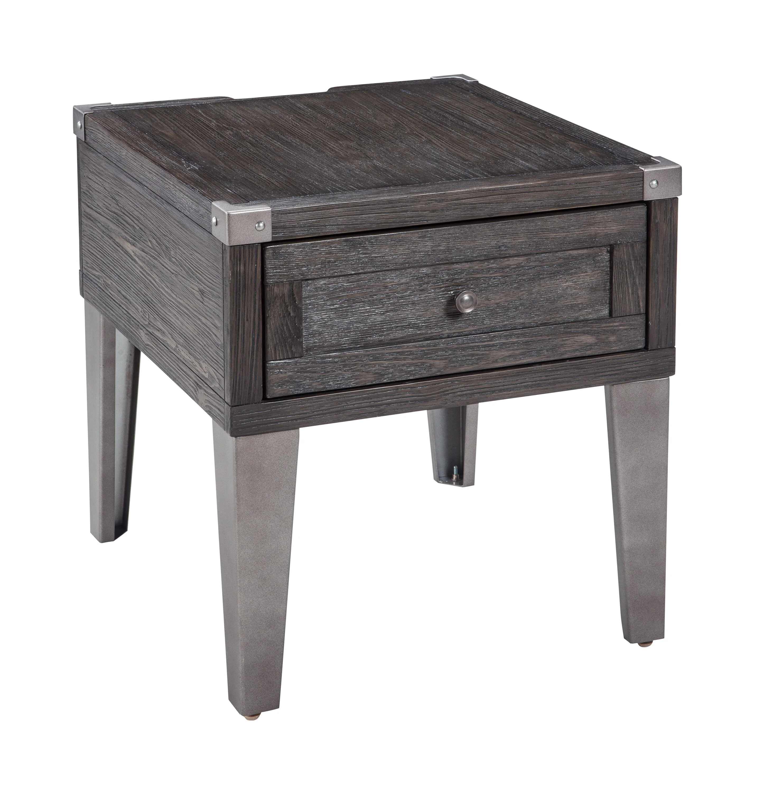 Todoe End Table with USB Ports & Outlets - Image 5