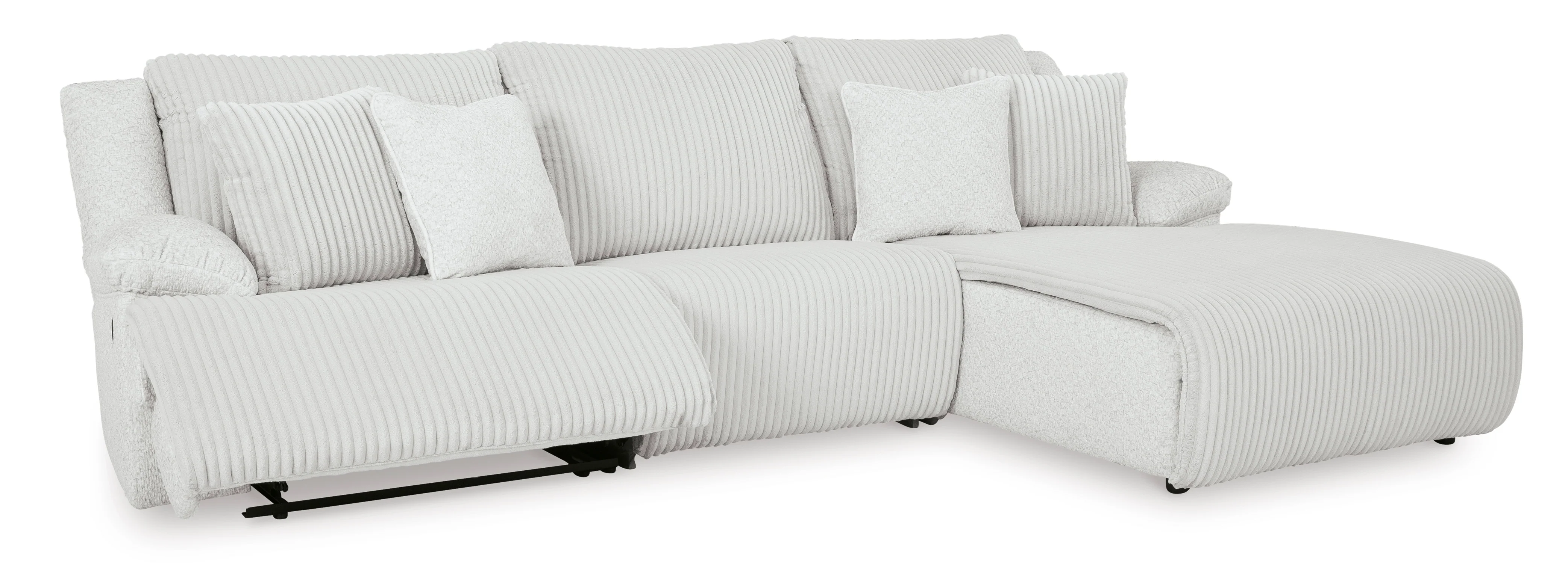 Ashley Top Tier 3-Piece Reclining Sectional Sofa Chaise - Image 12