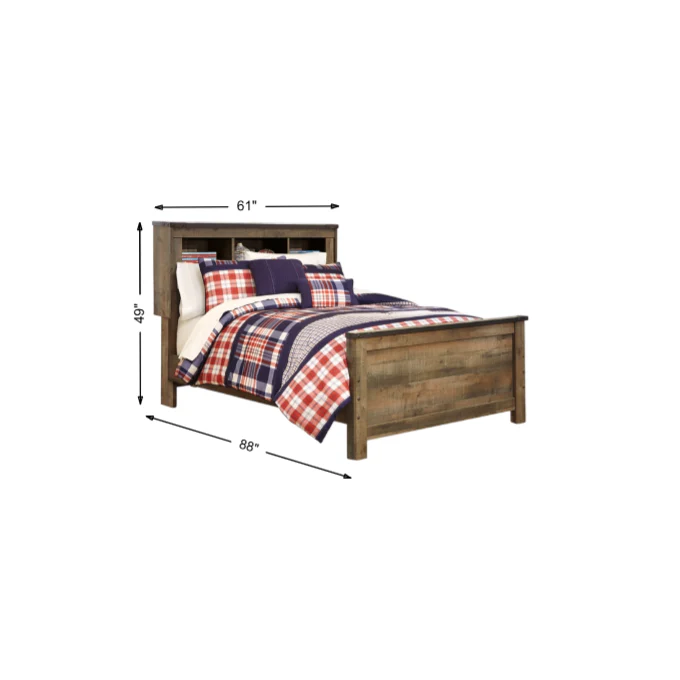 Trinell Full Bookcase Panel Bed - Image 3